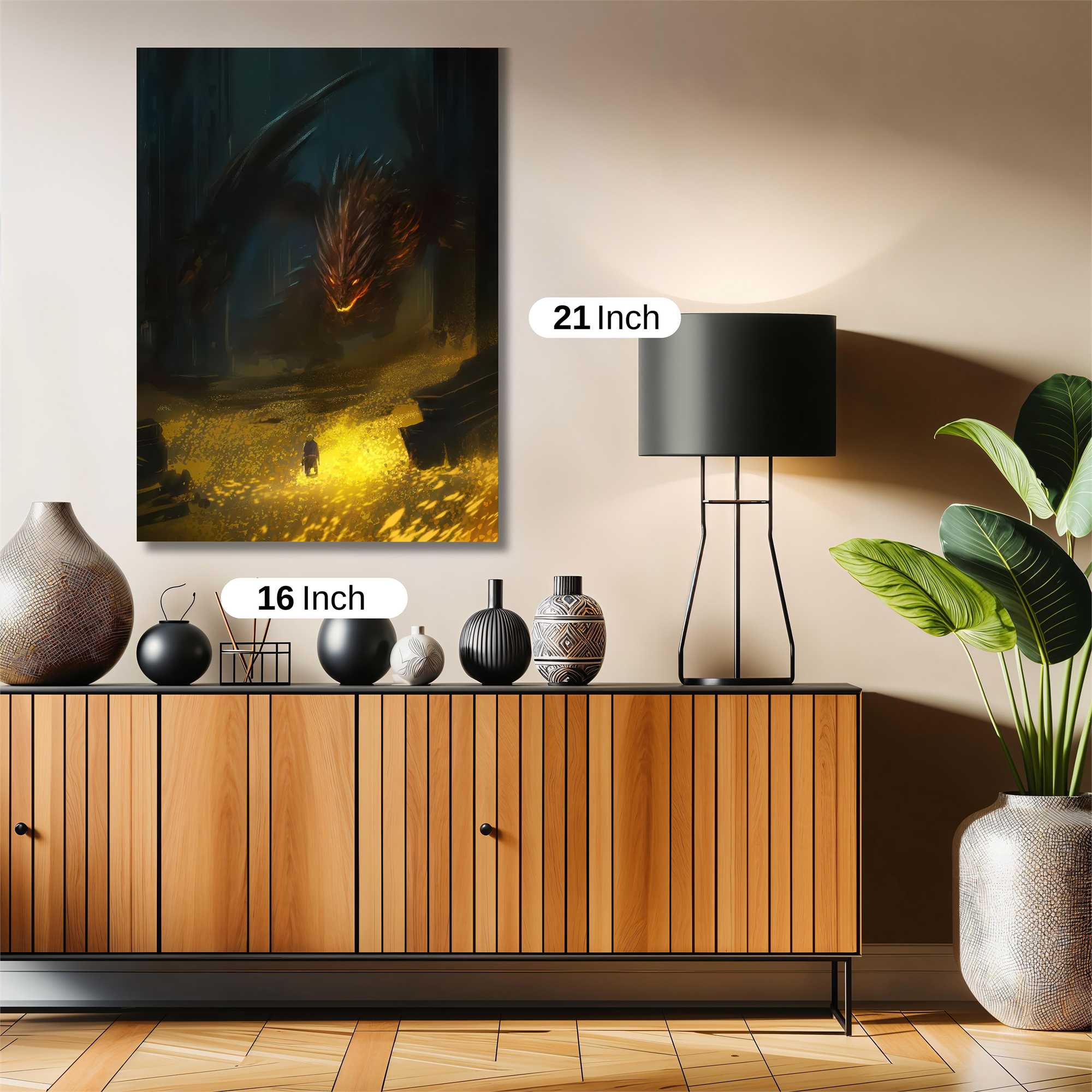 Smaug Menacing Safe Wall Magnetic / M