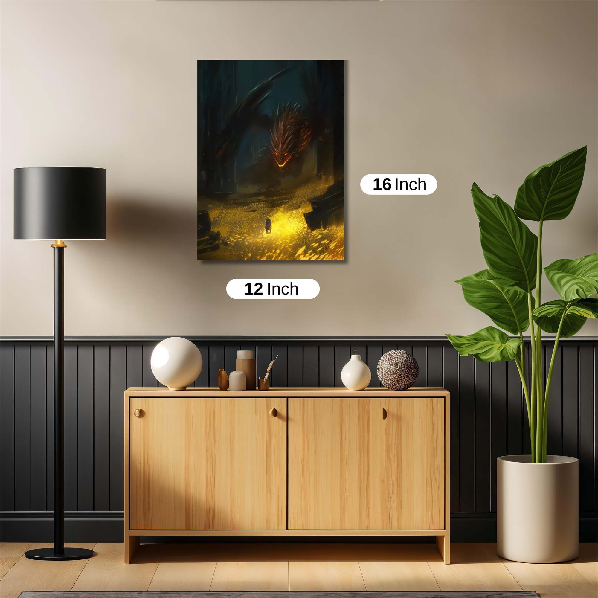 Smaug Menacing Safe Wall Magnetic / M
