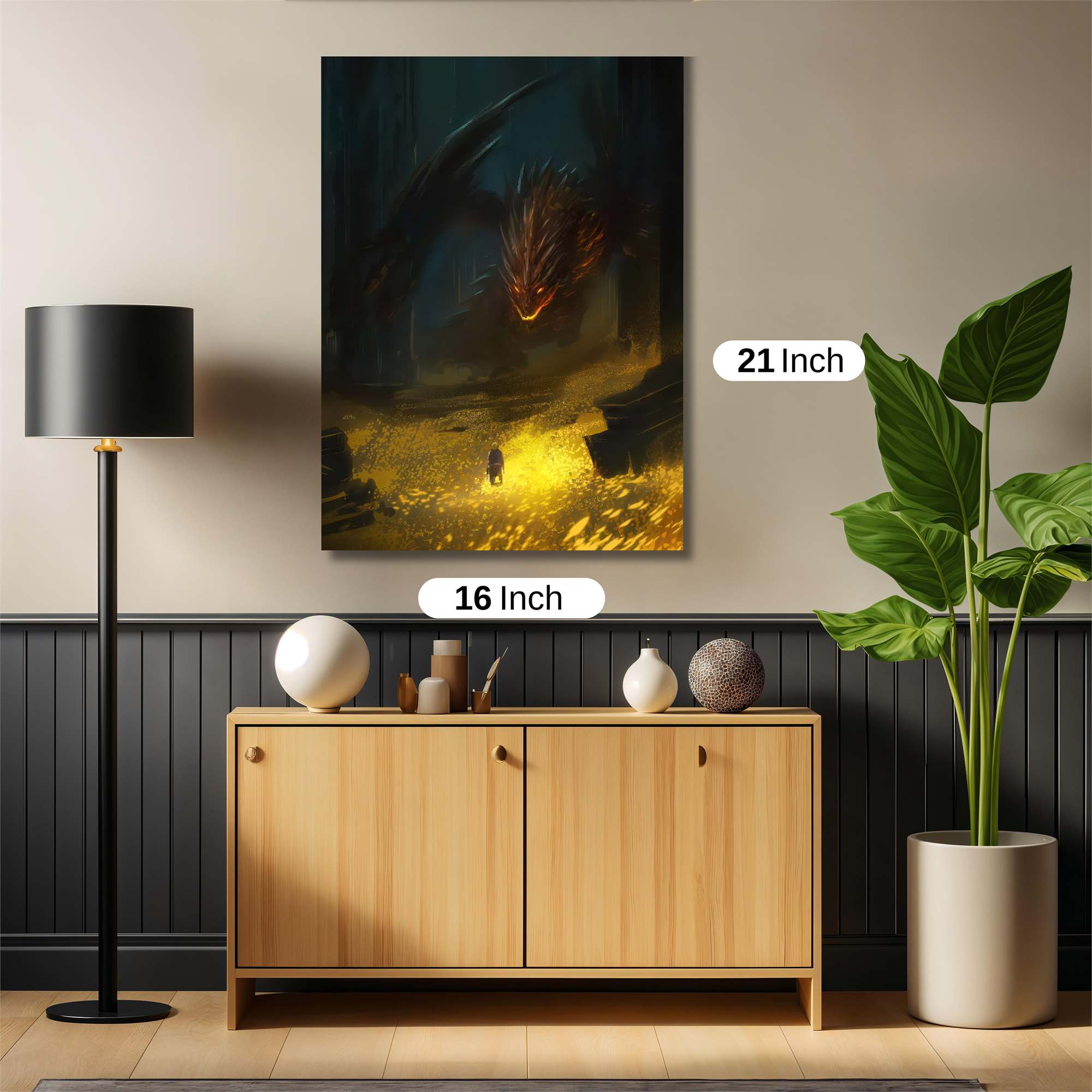 Smaug Menacing Safe Wall Magnetic / M