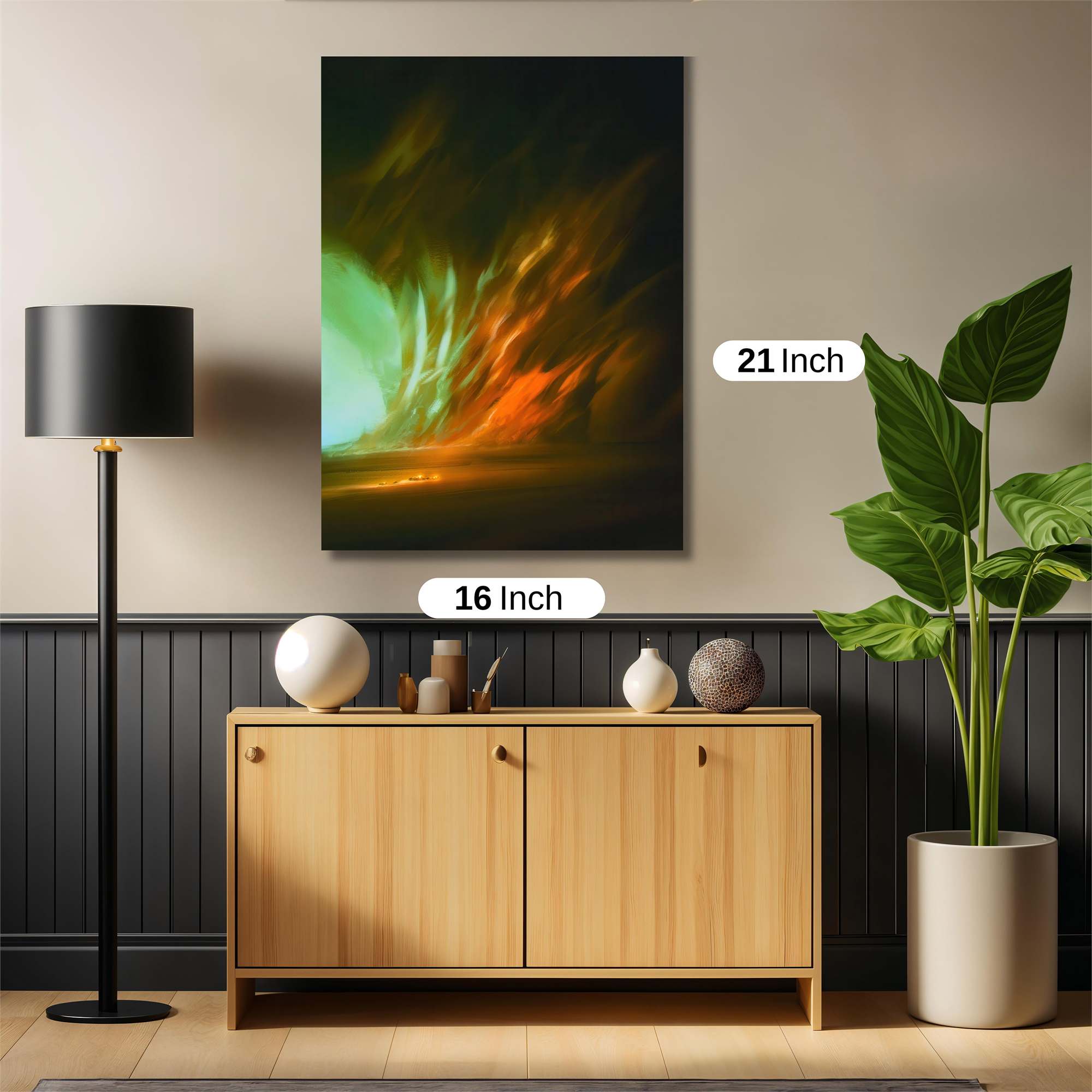 FlameWhisper Safe Wall Magnetic / M