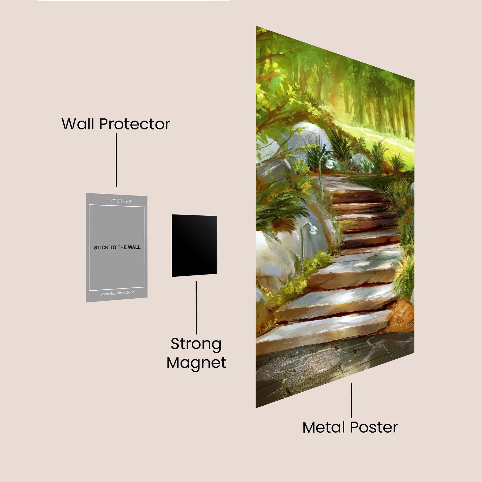 Forest Serenity Safe Wall Magnetic / M