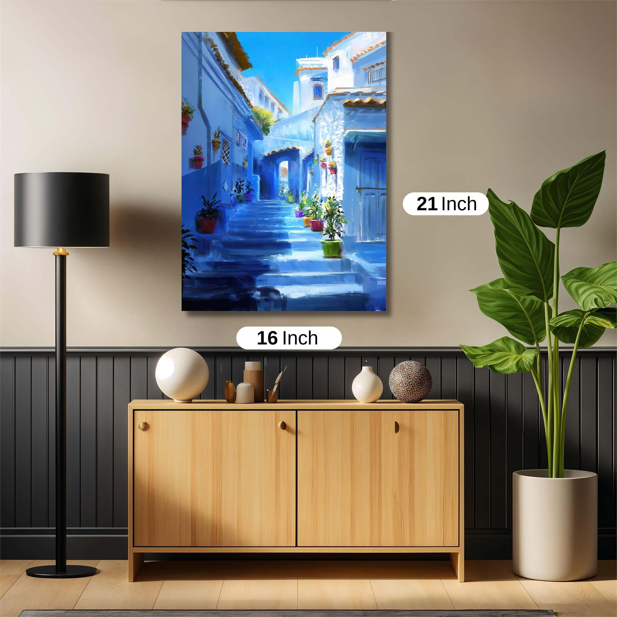 Chefchaouen Serenity Safe Wall Magnetic / M