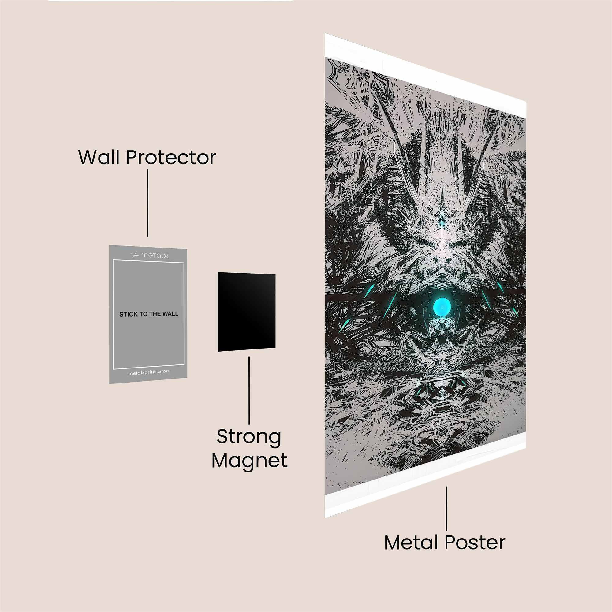 Dragon Enigma Safe Wall Magnetic / M