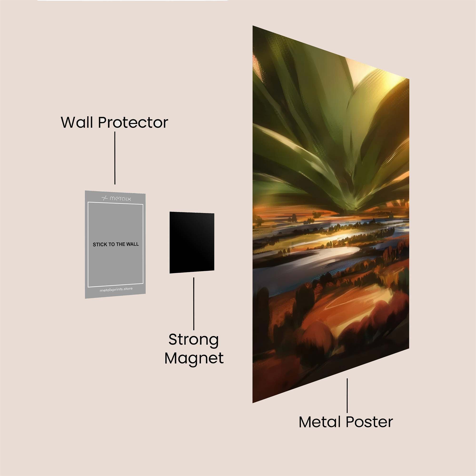 Pineapple Dream Safe Wall Magnetic / M
