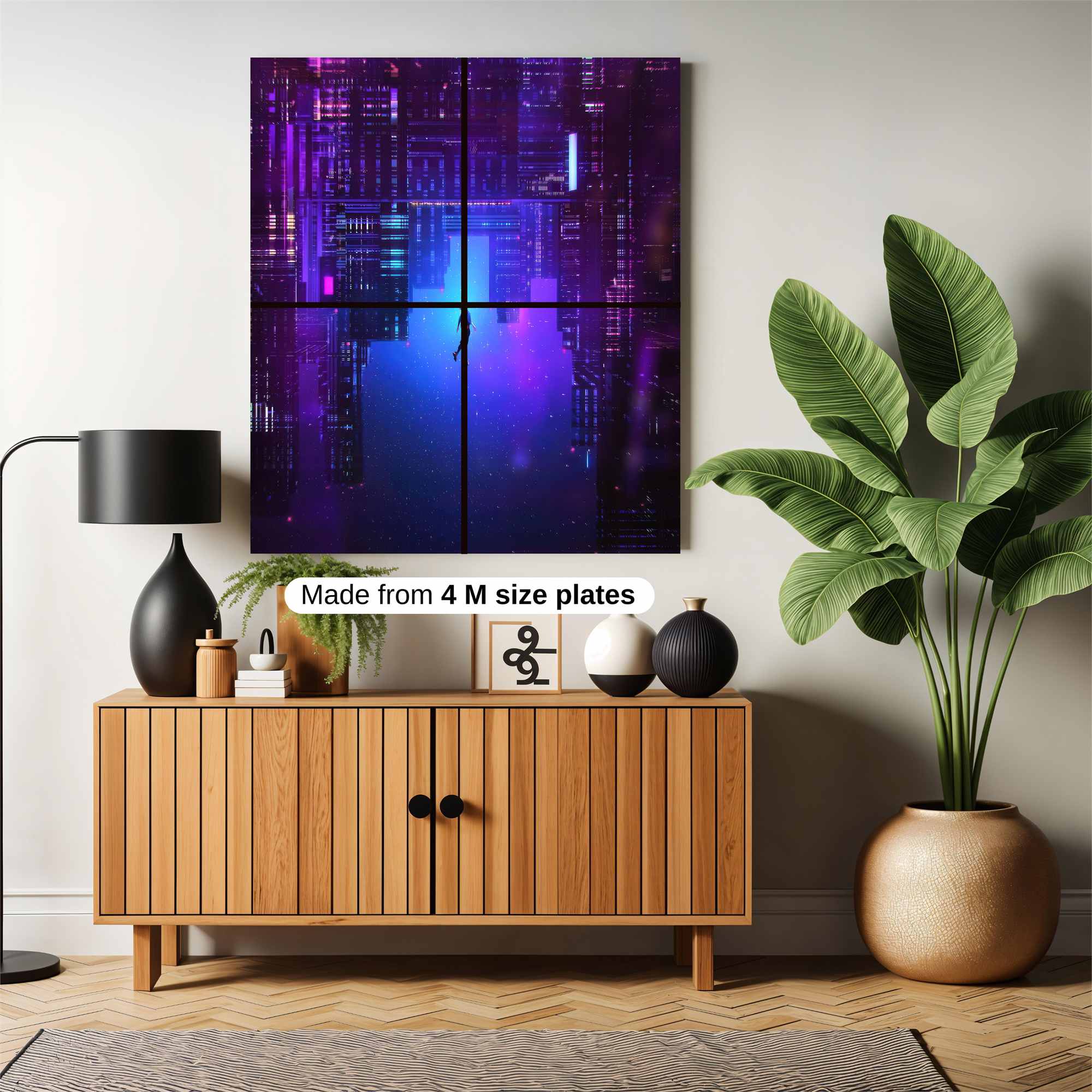 Neon Solitude Safe Wall Magnetic / M