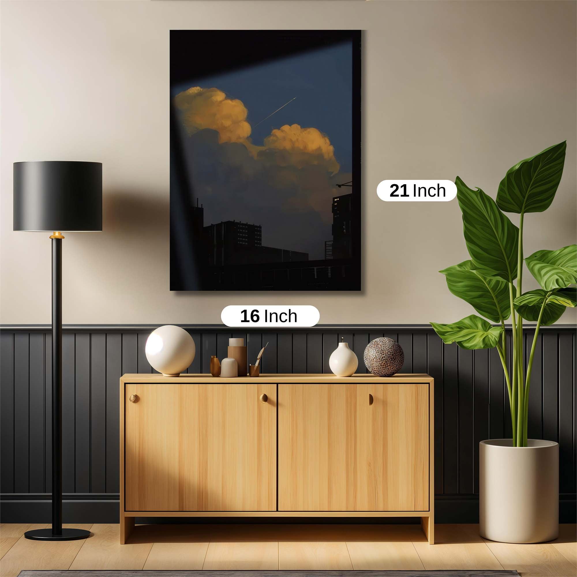 Clouds Whisper Safe Wall Magnetic / M