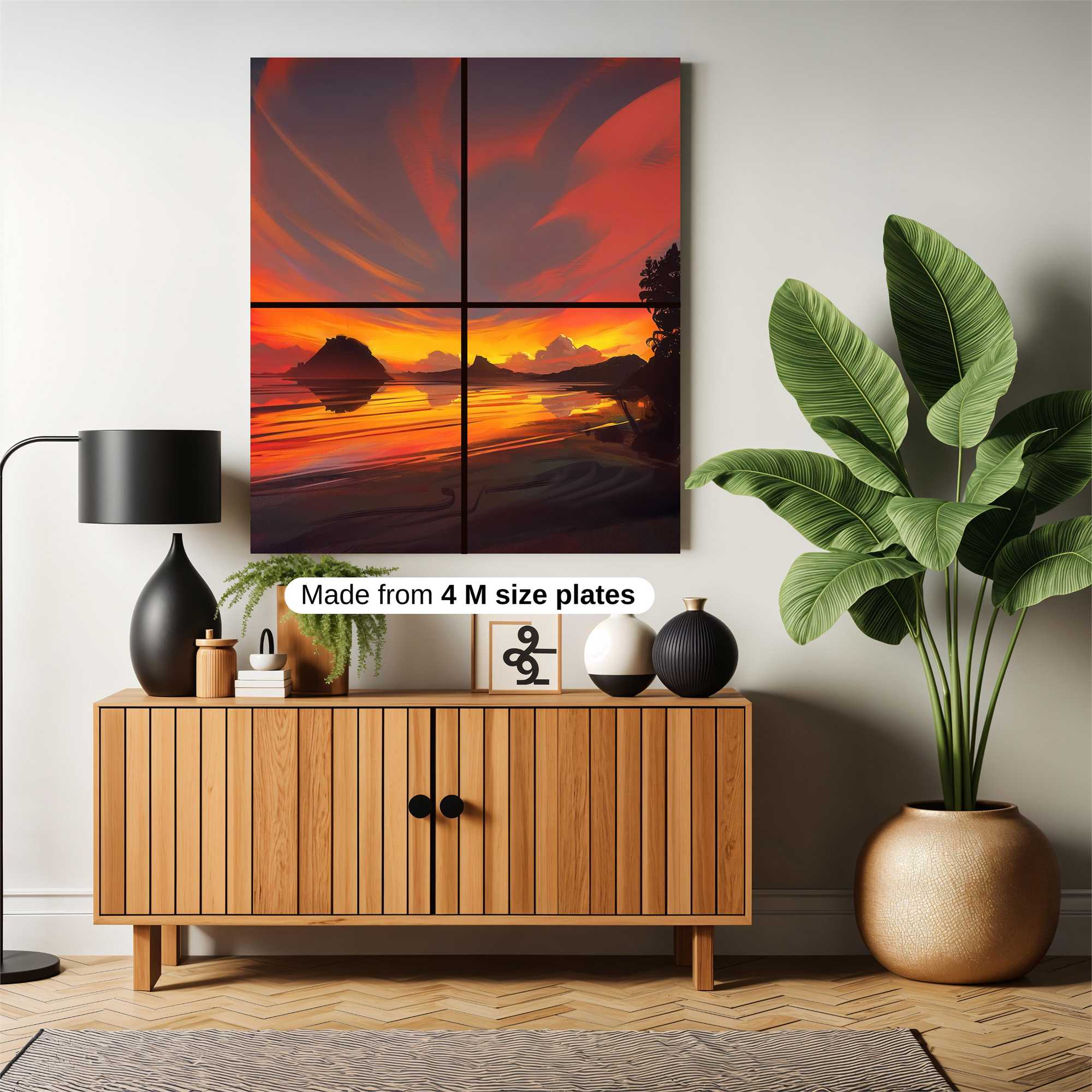 Sunset Serenity Safe Wall Magnetic / M