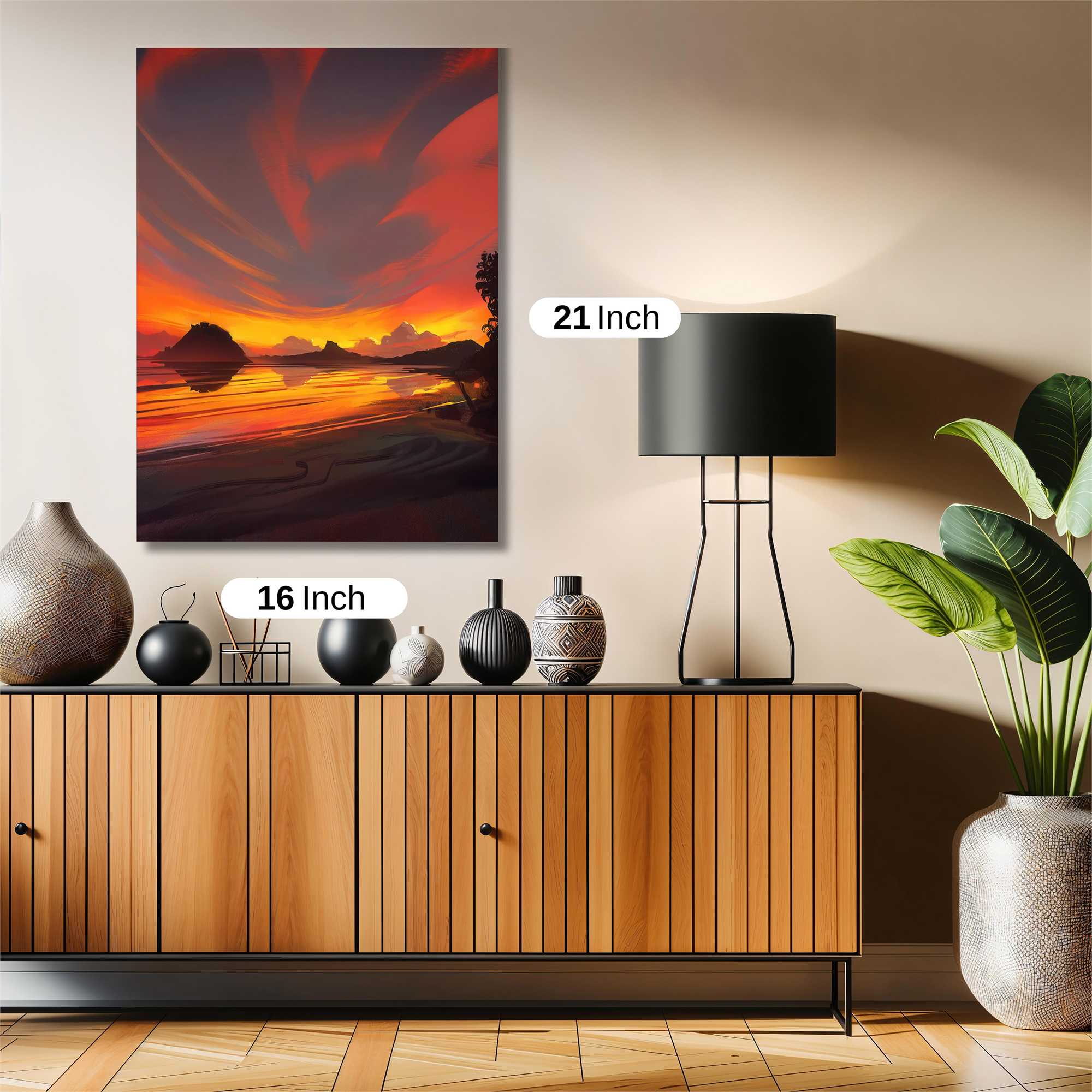 Sunset Serenity Safe Wall Magnetic / M