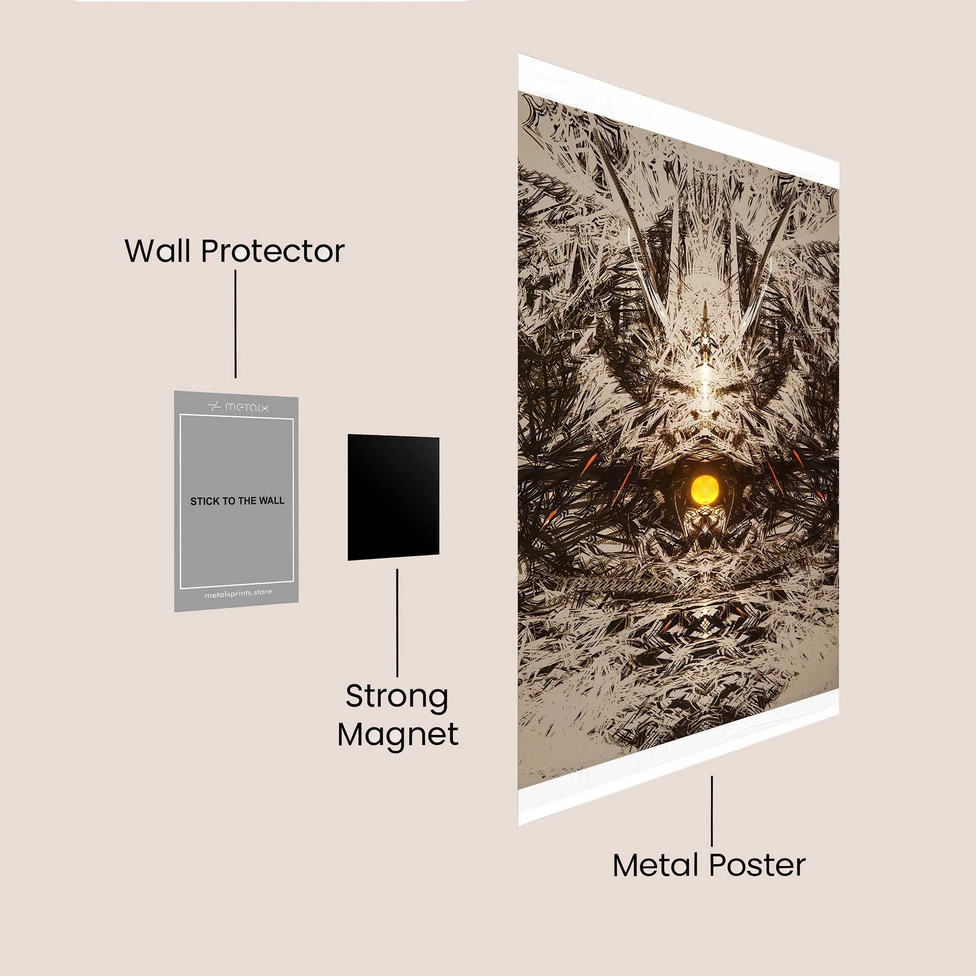 Demon Enigma Safe Wall Magnetic / M