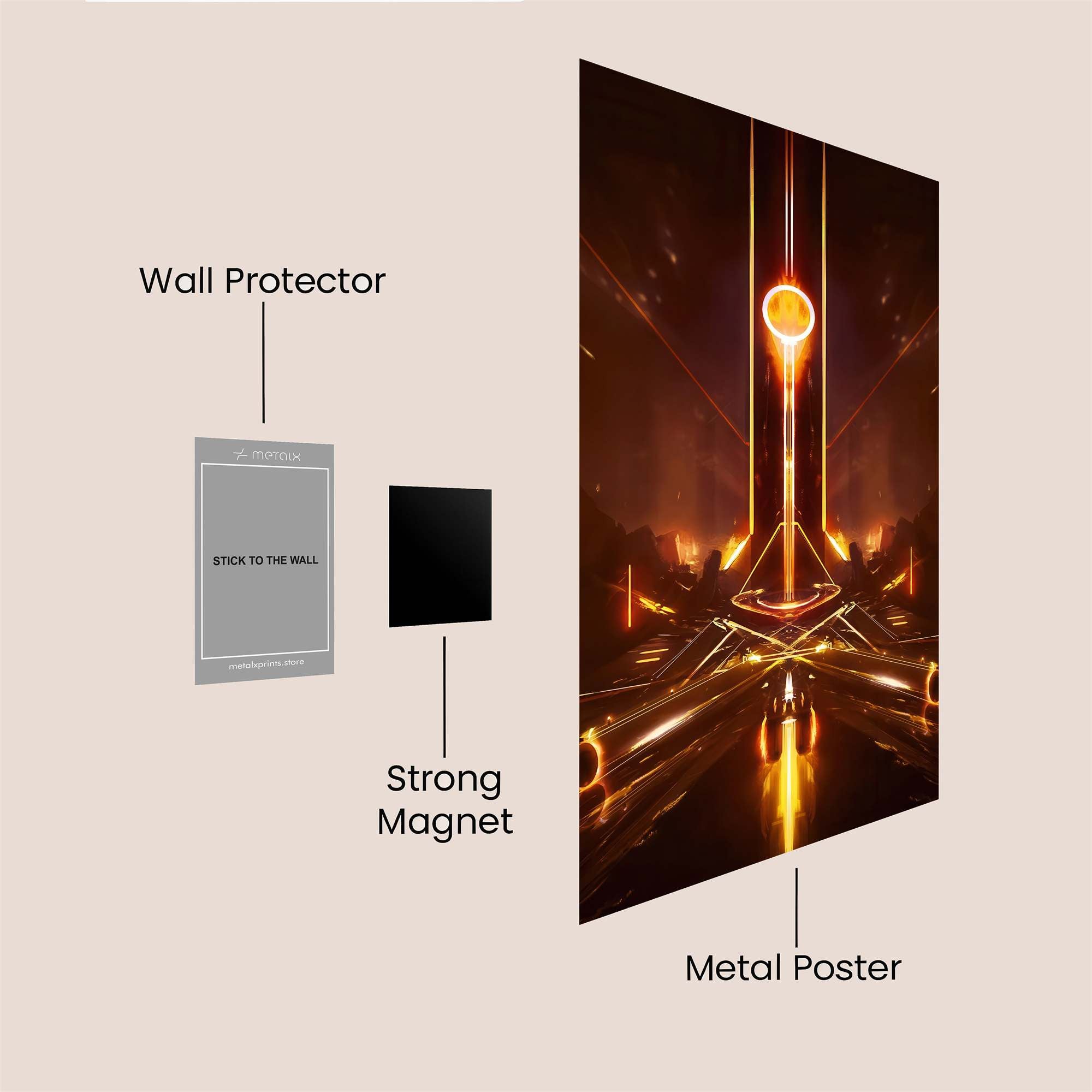 Portal Enigma Safe Wall Magnetic / M