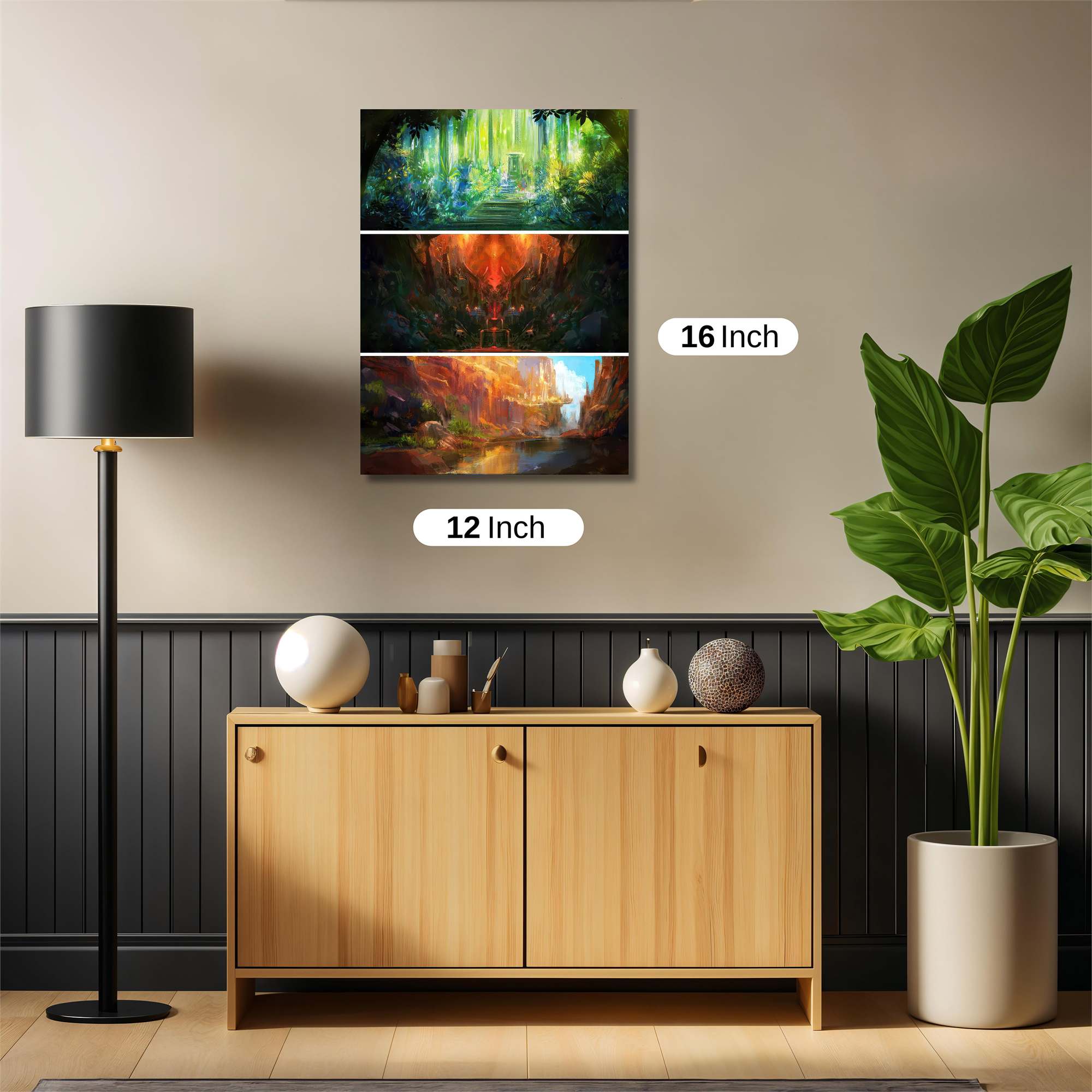 Forest Serenity Safe Wall Magnetic / M