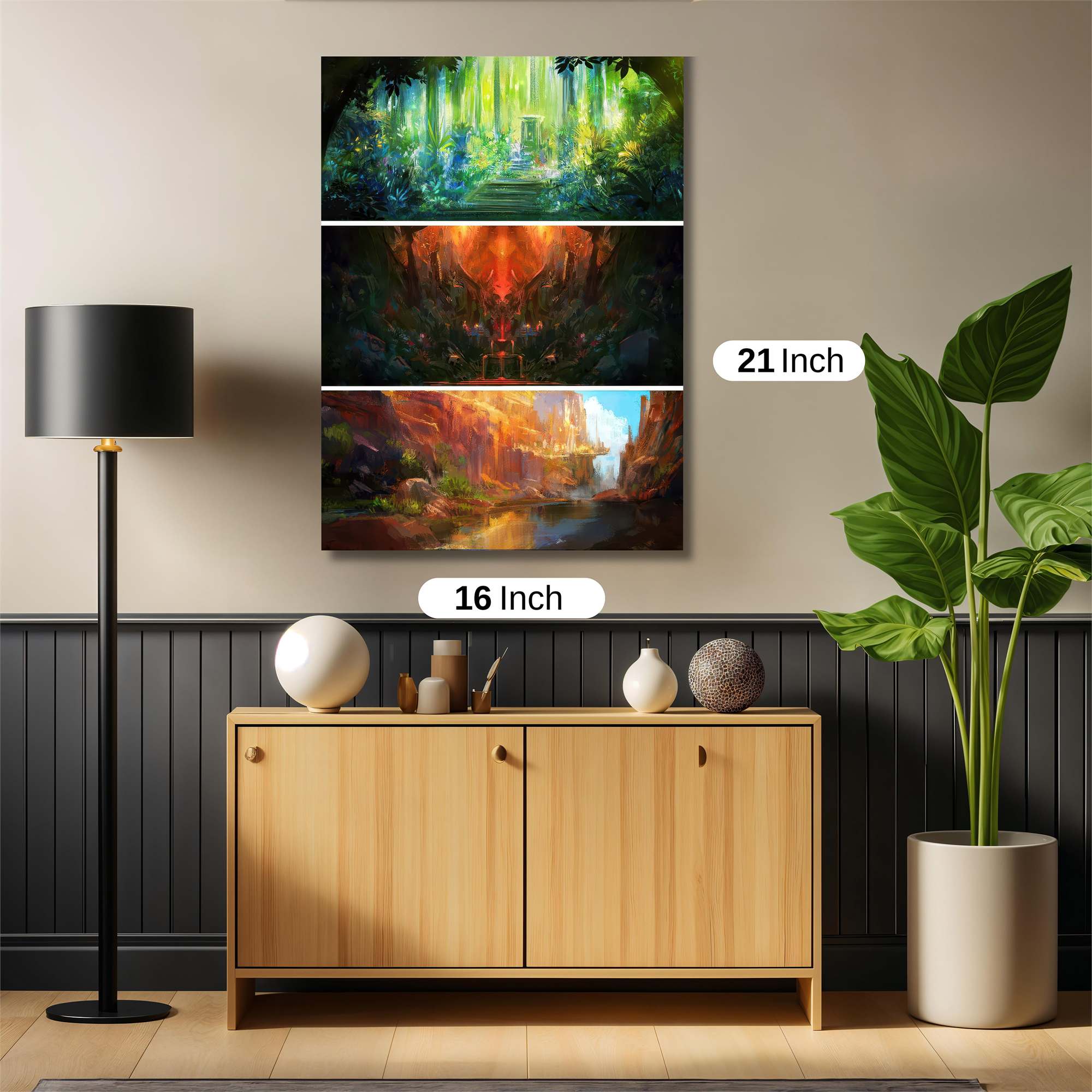 Forest Serenity Safe Wall Magnetic / M