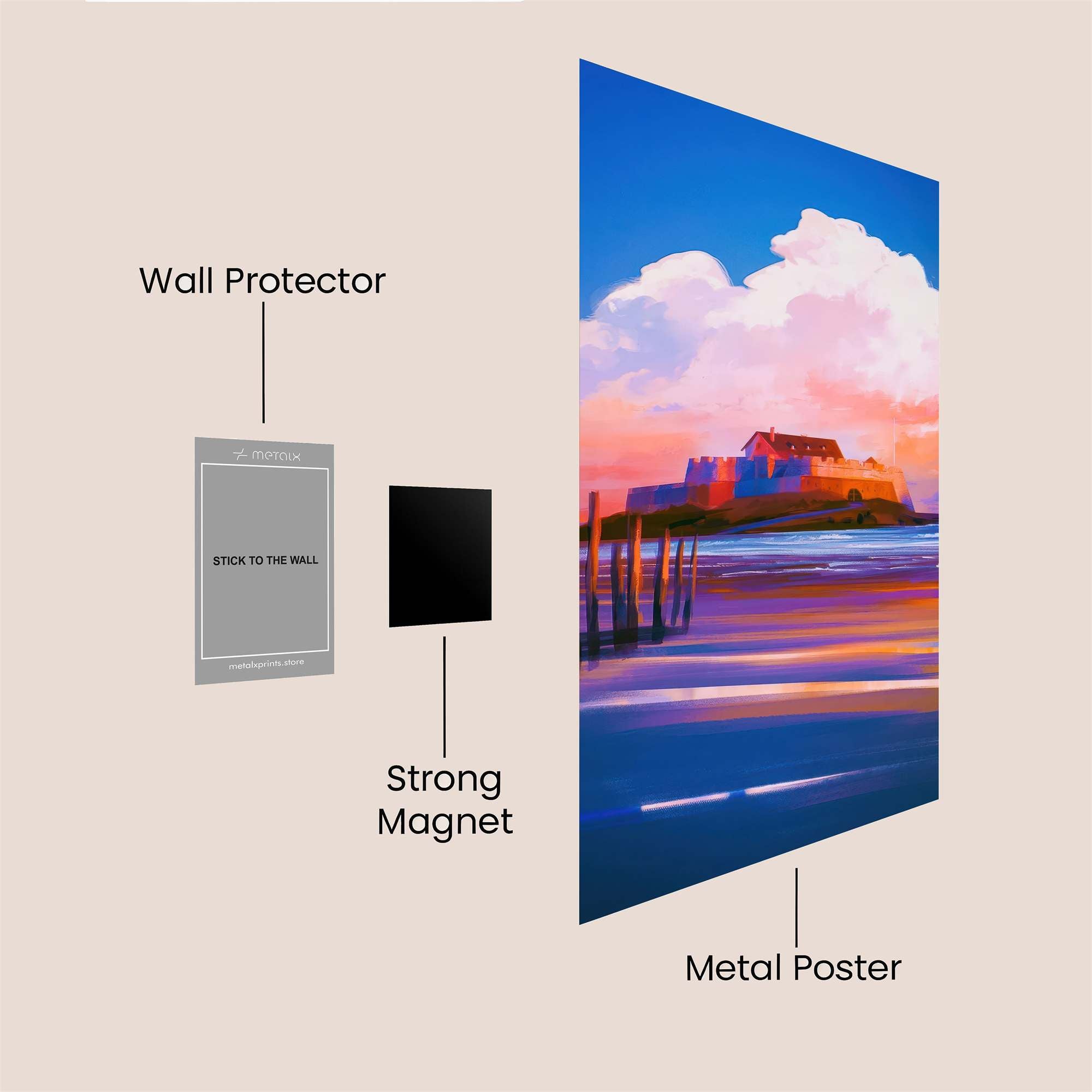 Fortress Dream Safe Wall Magnetic / M