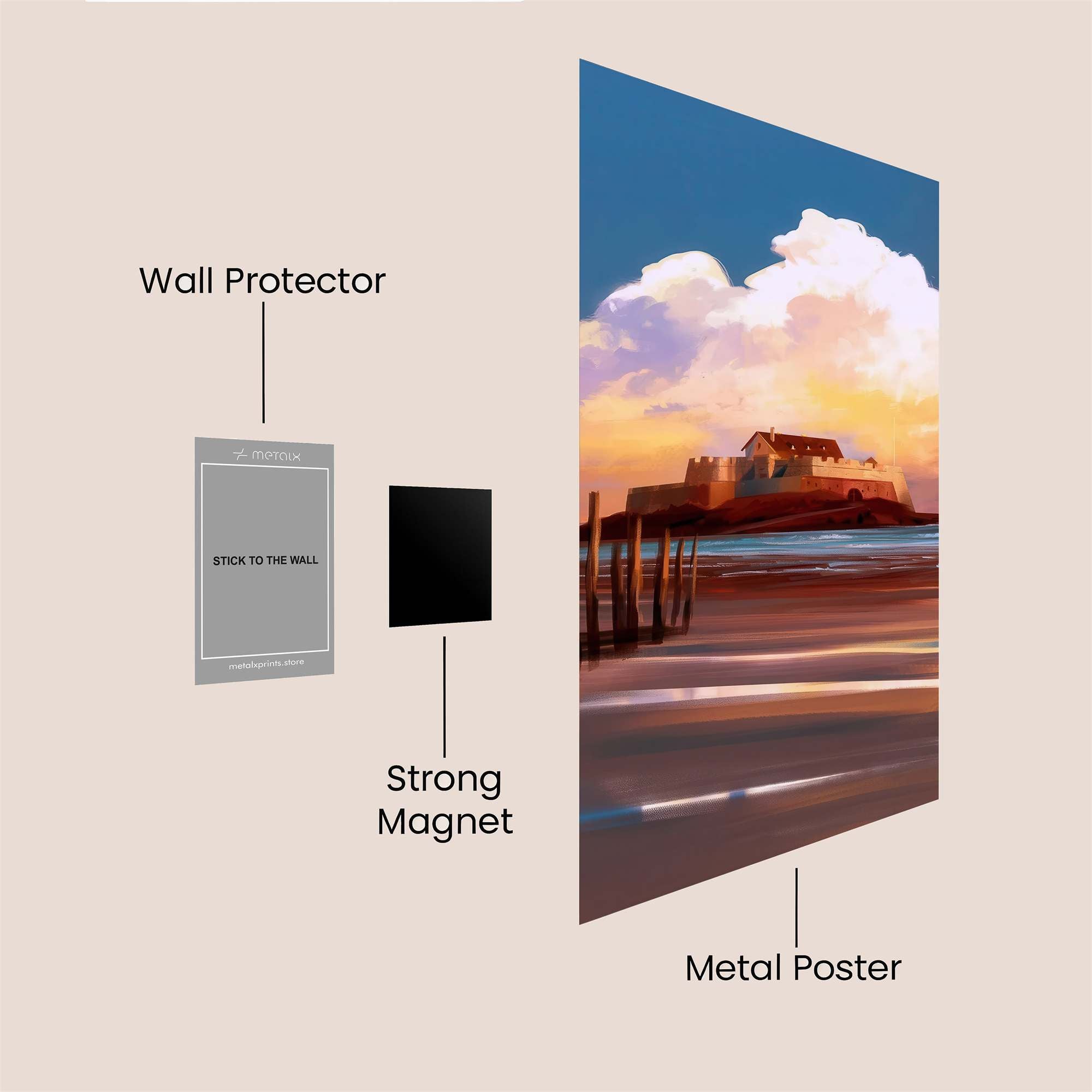 Fortress Dream Safe Wall Magnetic / M