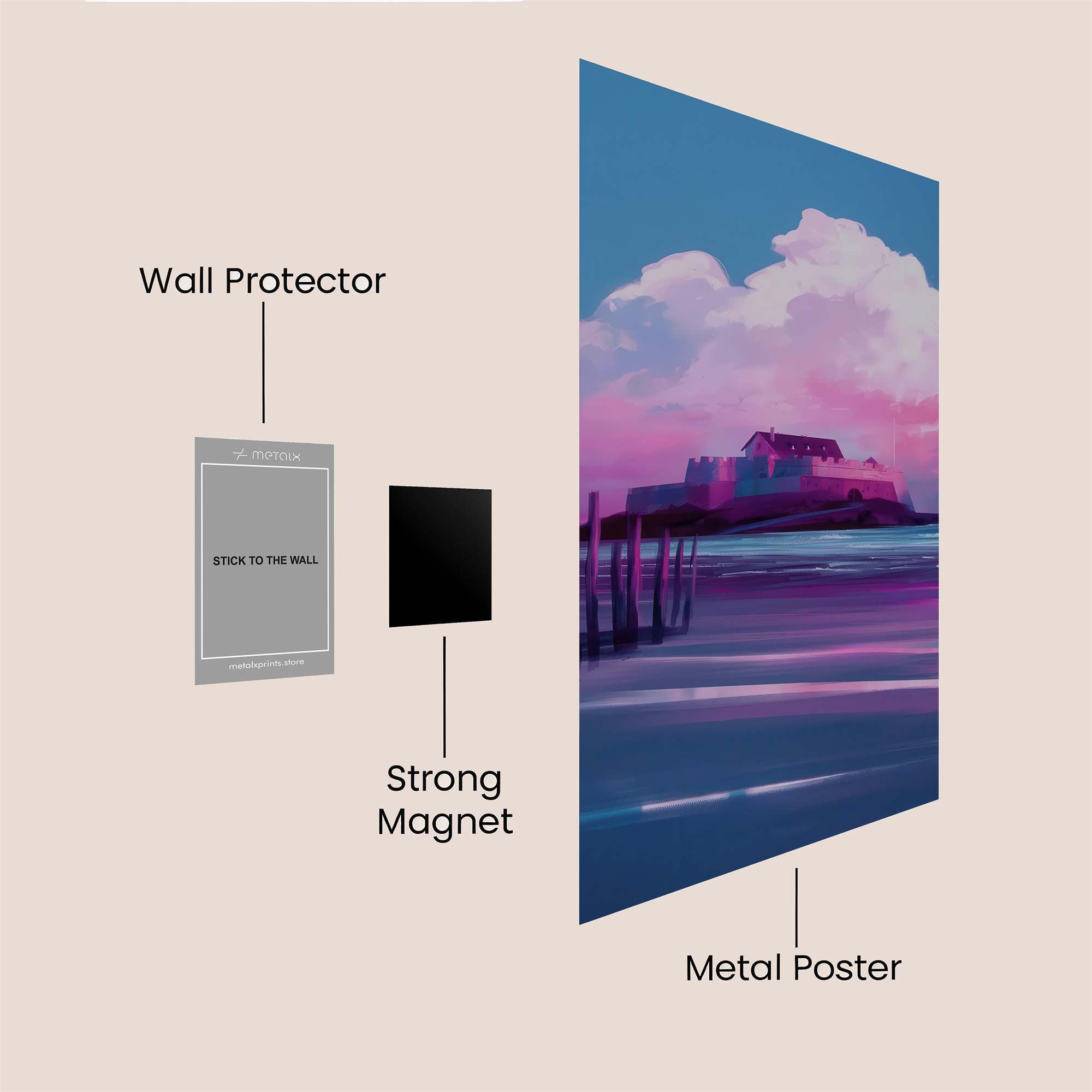 Fortress Dream Safe Wall Magnetic / M