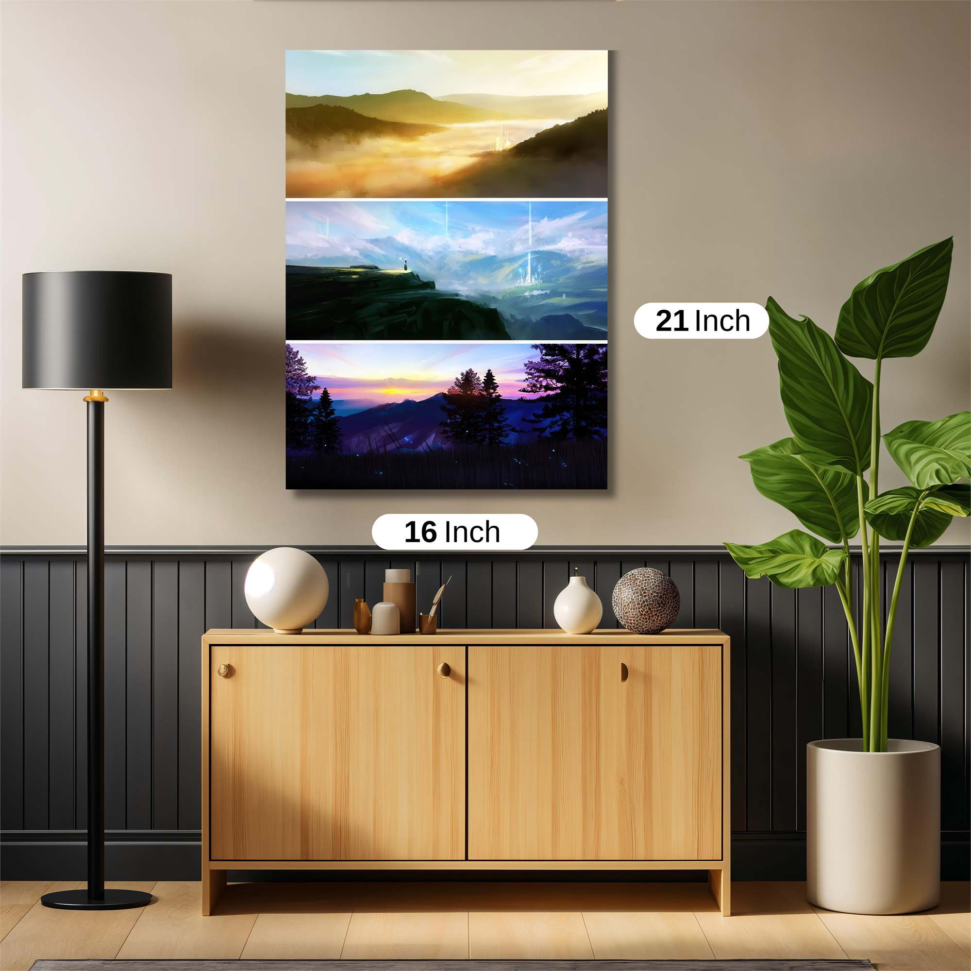 Sunrise Serenity Safe Wall Magnetic / M