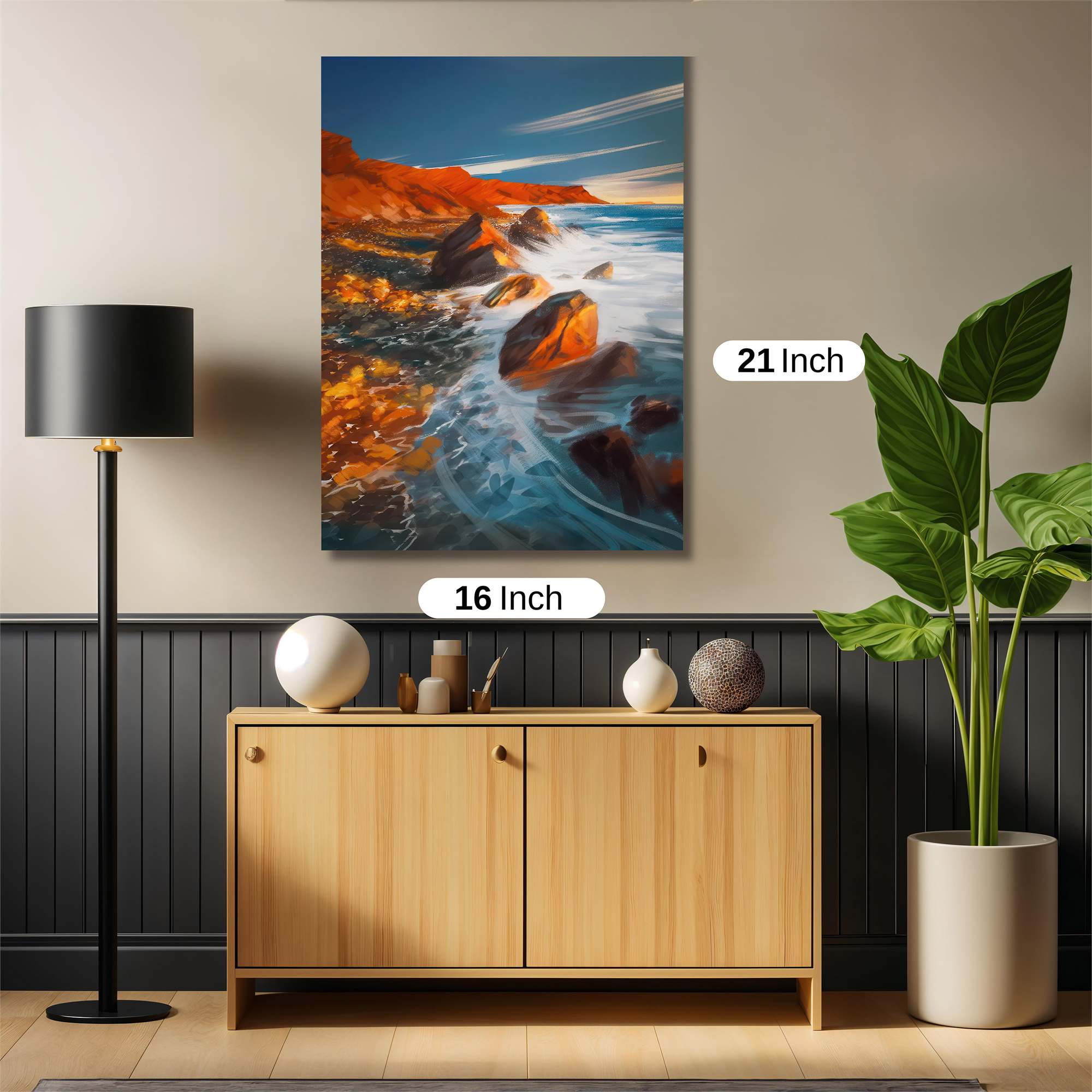 Sunset Serenity Safe Wall Magnetic / M