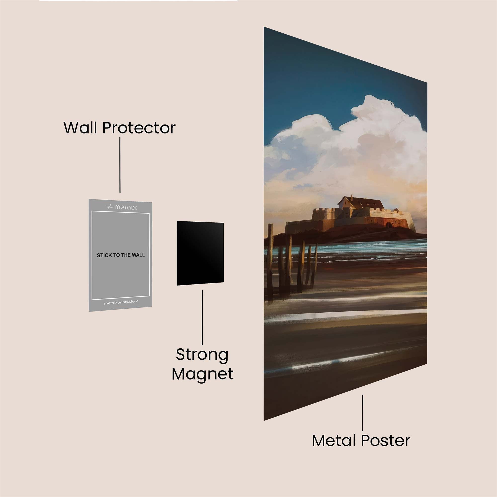 MontSaint Tranquil Safe Wall Magnetic / M