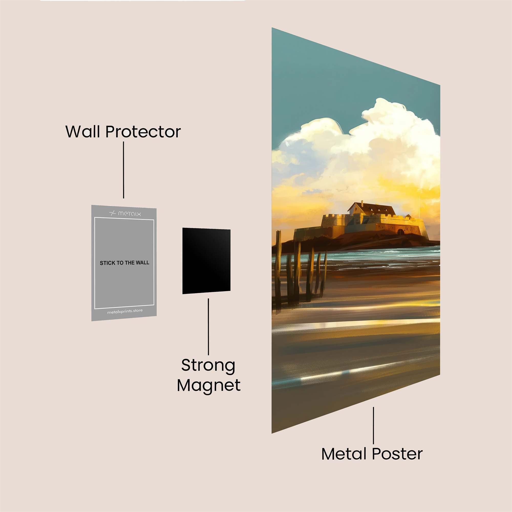 MontSaint Serene Safe Wall Magnetic / M