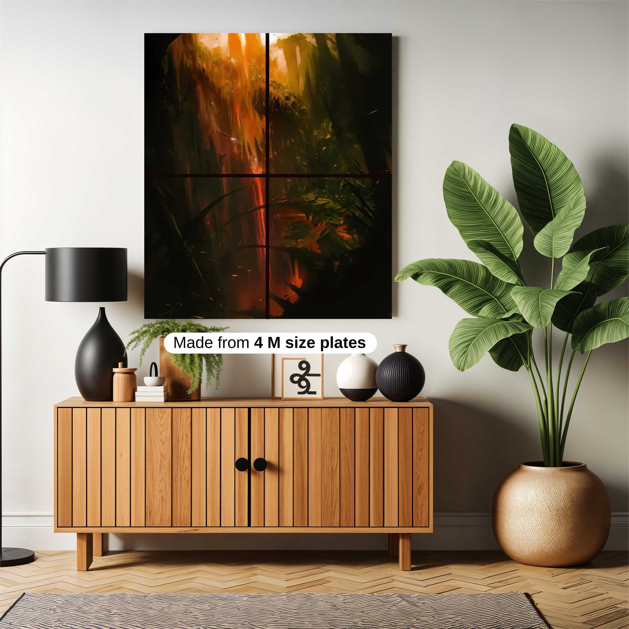 Jungle Blaze Safe Wall Magnetic / M