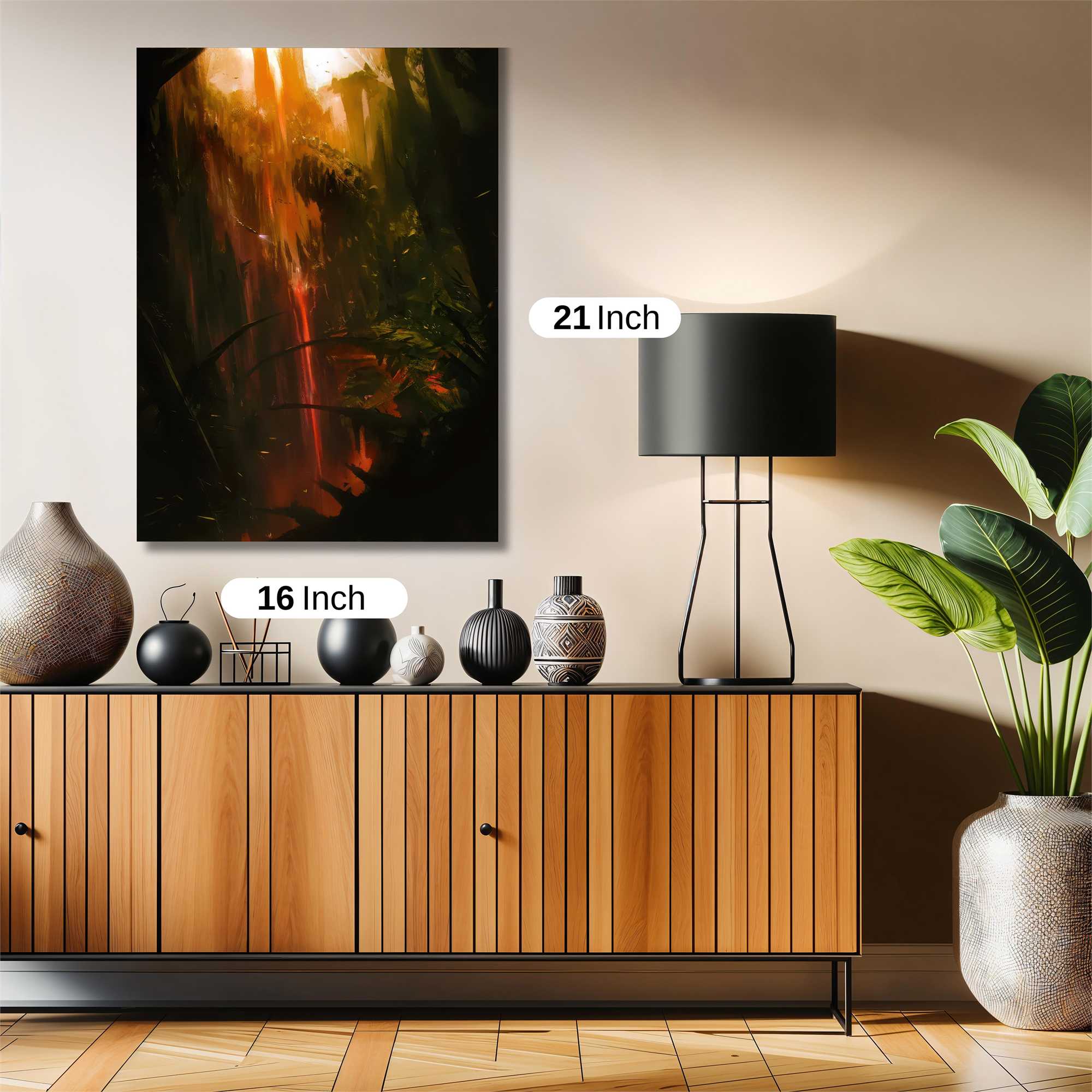 Jungle Blaze Safe Wall Magnetic / M