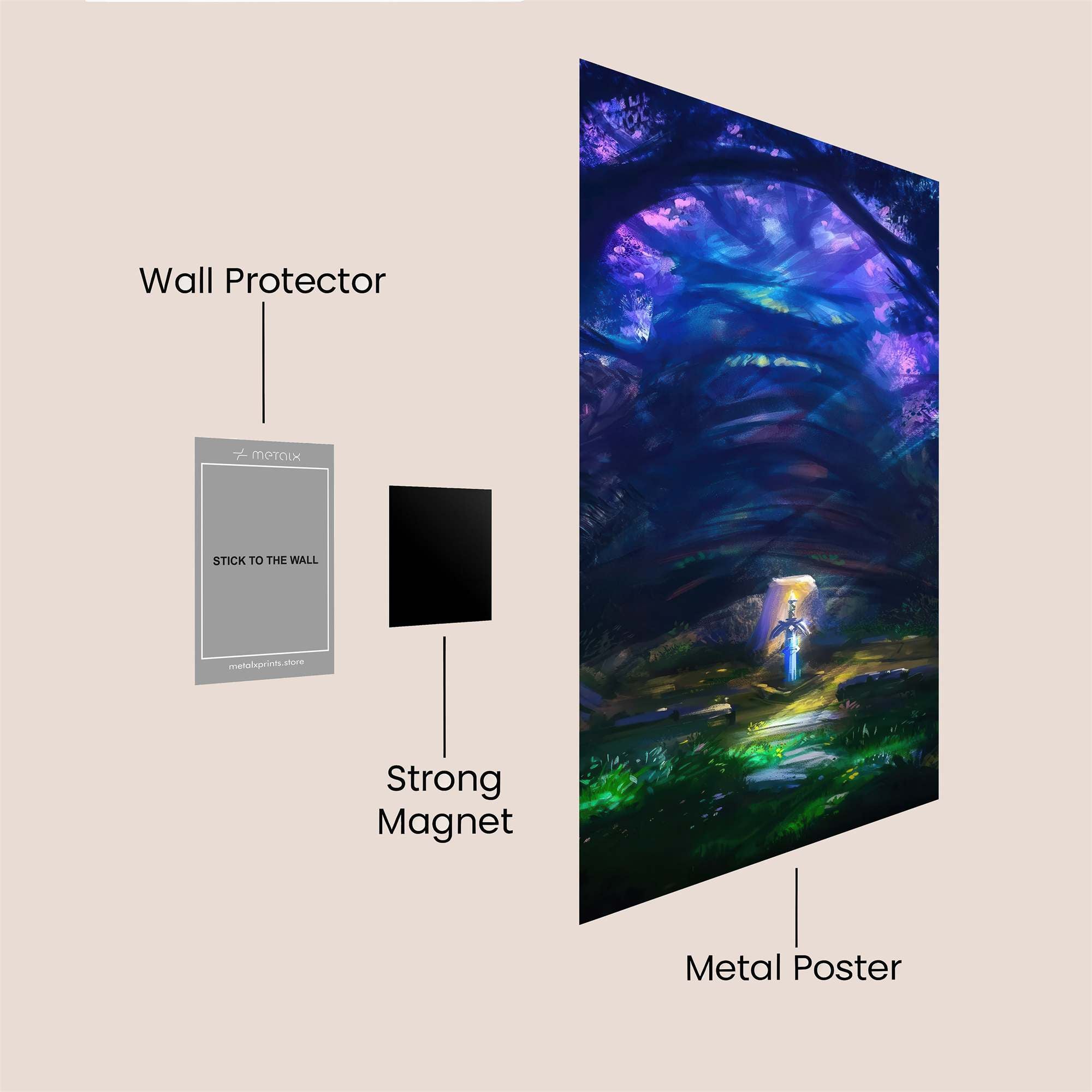 Mystic Haven Safe Wall Magnetic / M