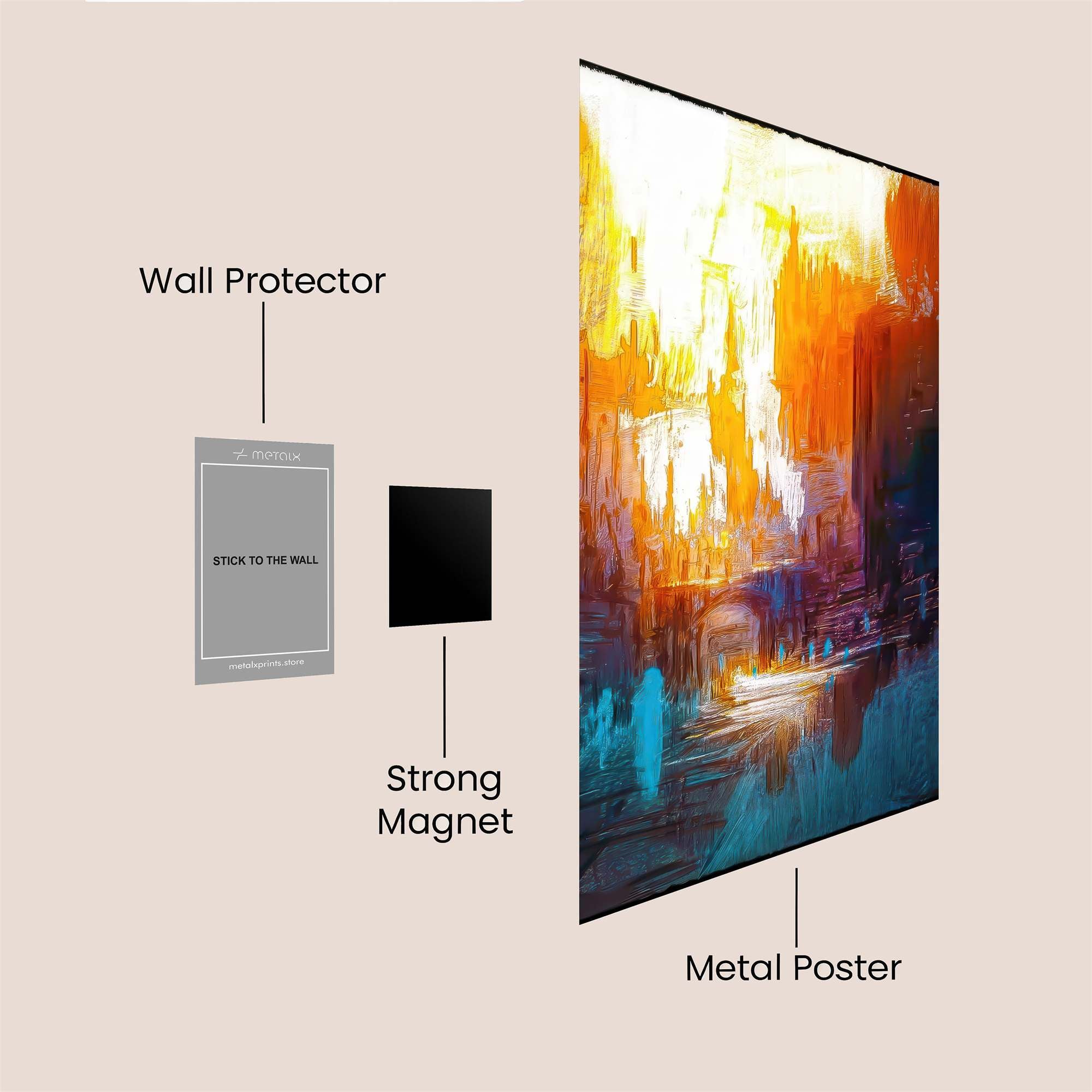 City Glow Safe Wall Magnetic / M