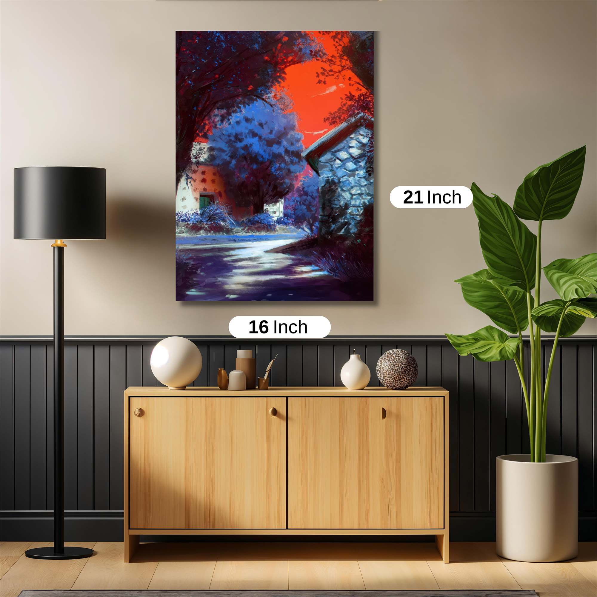 Sunset Serenity Safe Wall Magnetic / M