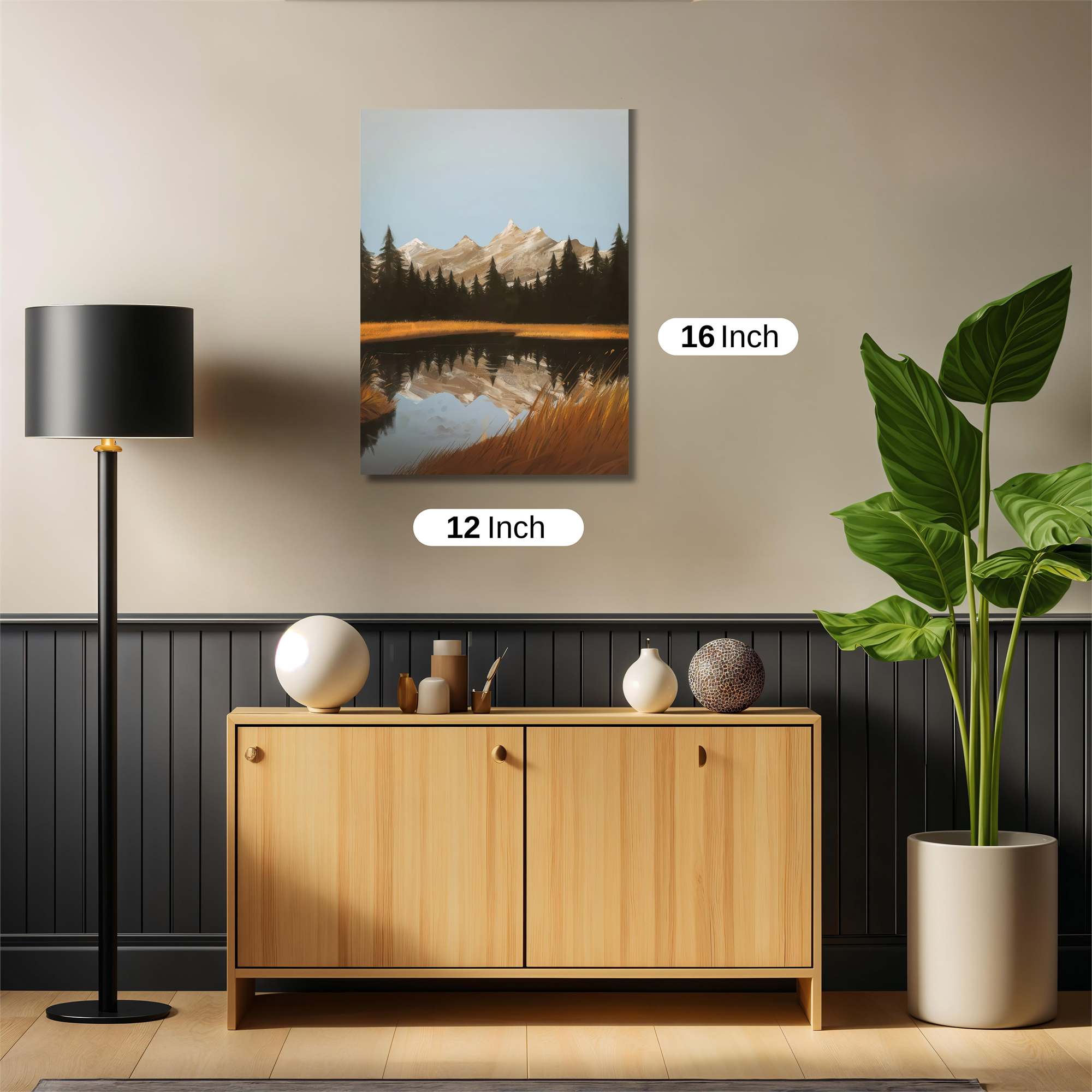 Mountain Serenity Safe Wall Magnetic / M