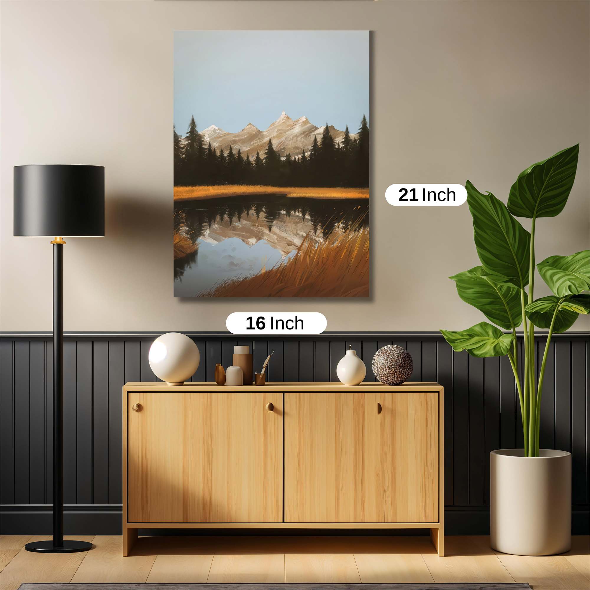 Mountain Serenity Safe Wall Magnetic / M