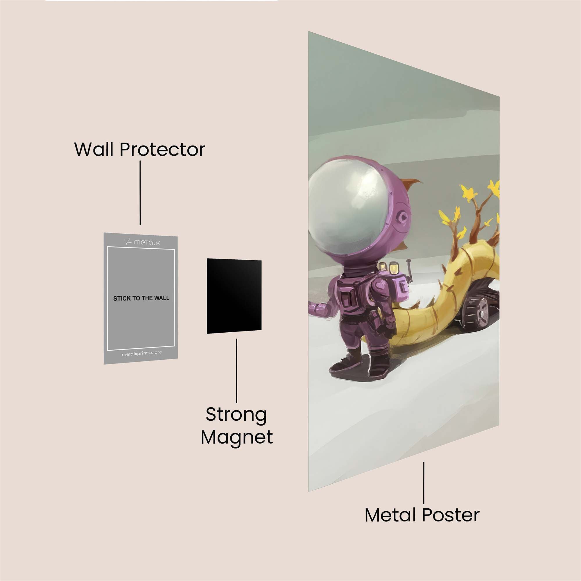 Deathstar Serenity Safe Wall Magnetic / M