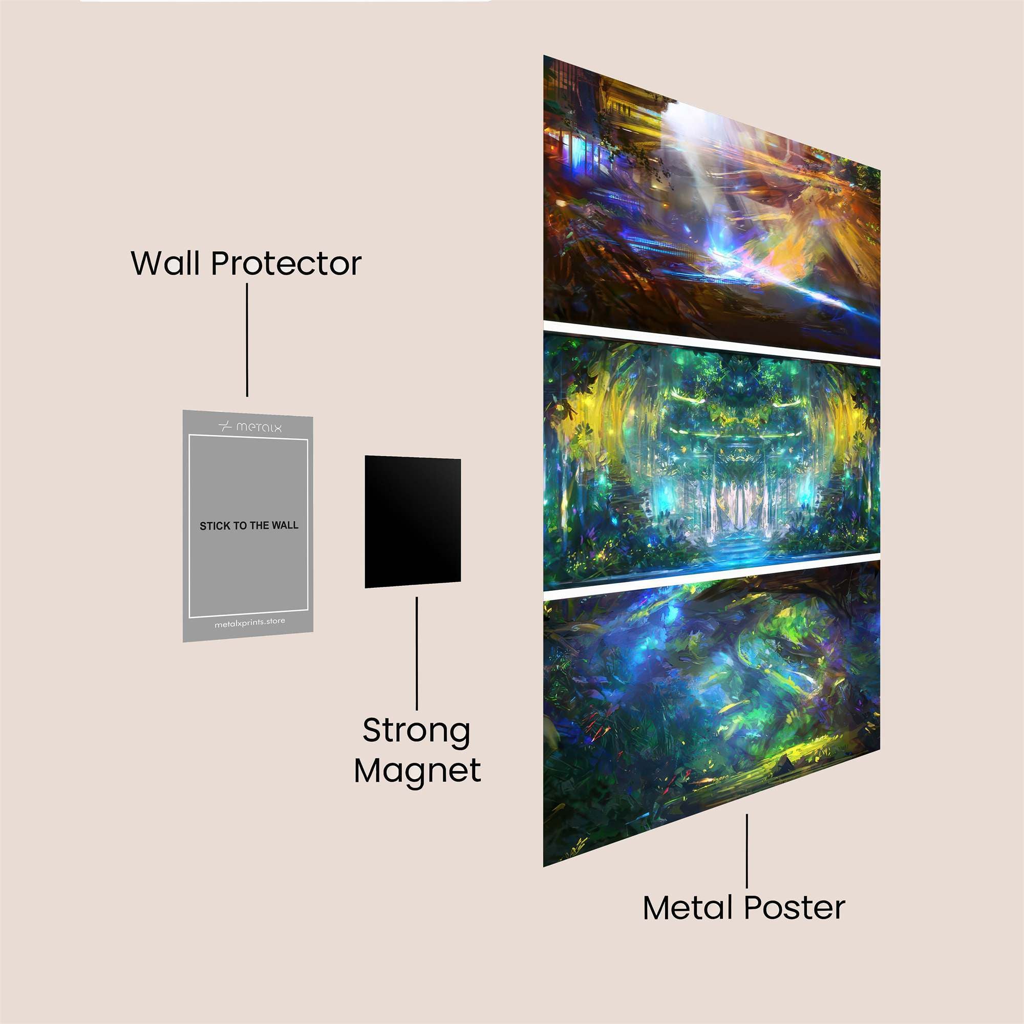 Aurora Dream Safe Wall Magnetic / M