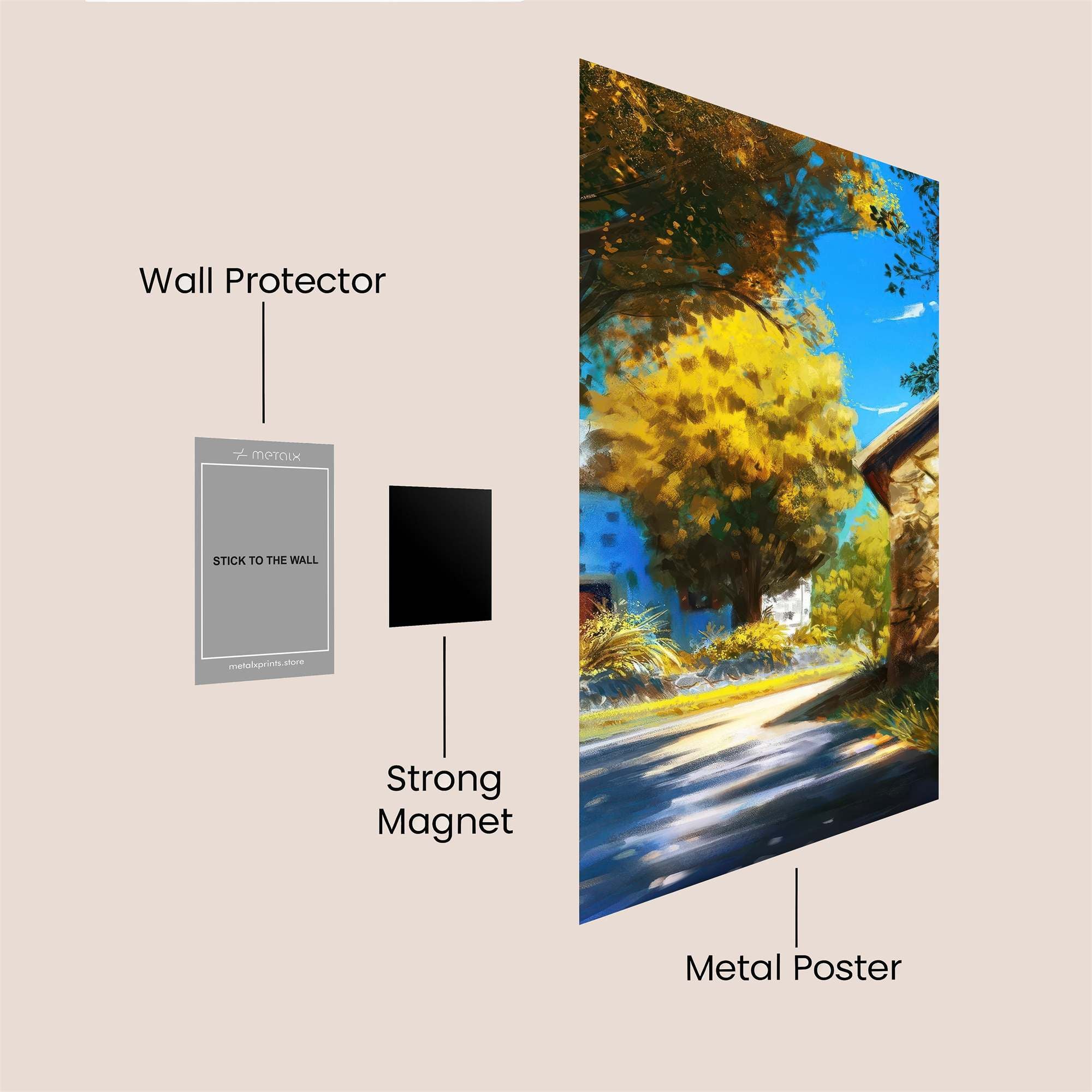 Cottage Serenity Safe Wall Magnetic / M