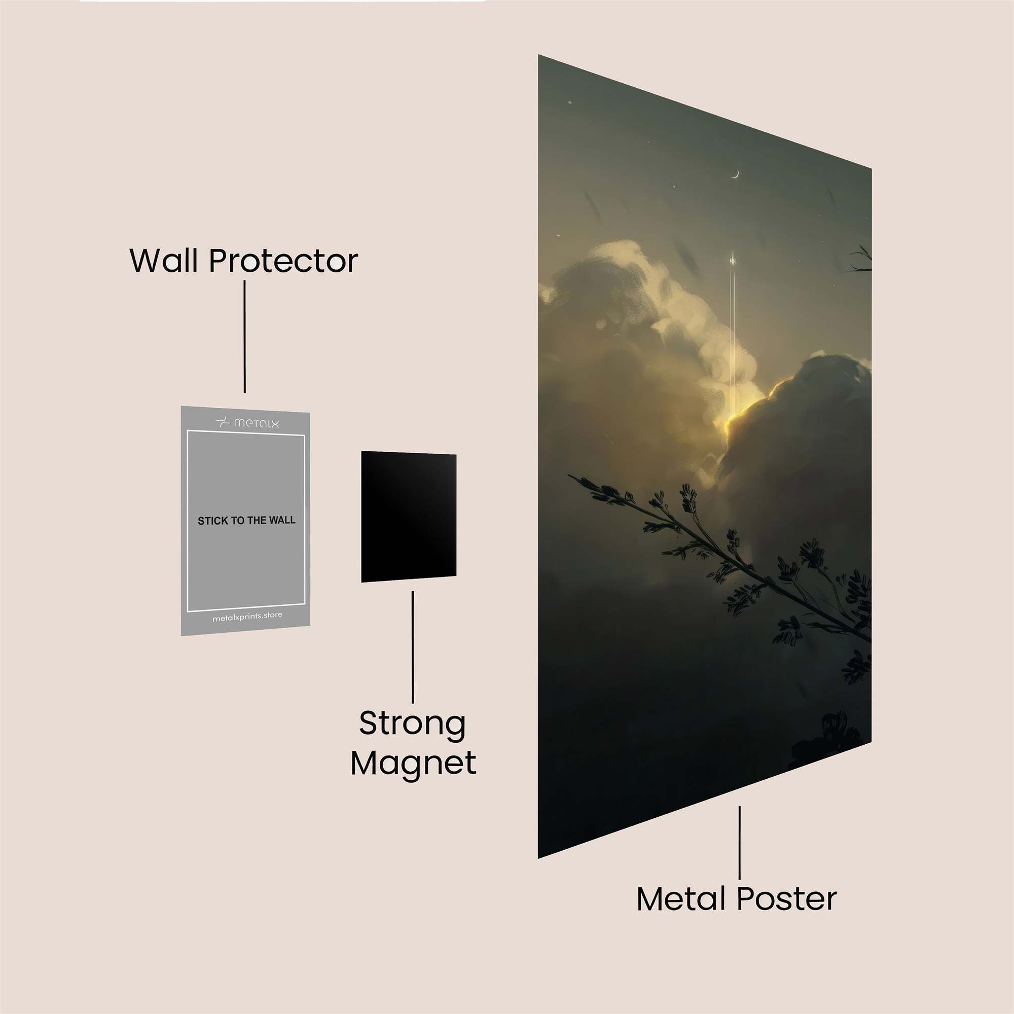 Rocket Ascend Safe Wall Magnetic / M