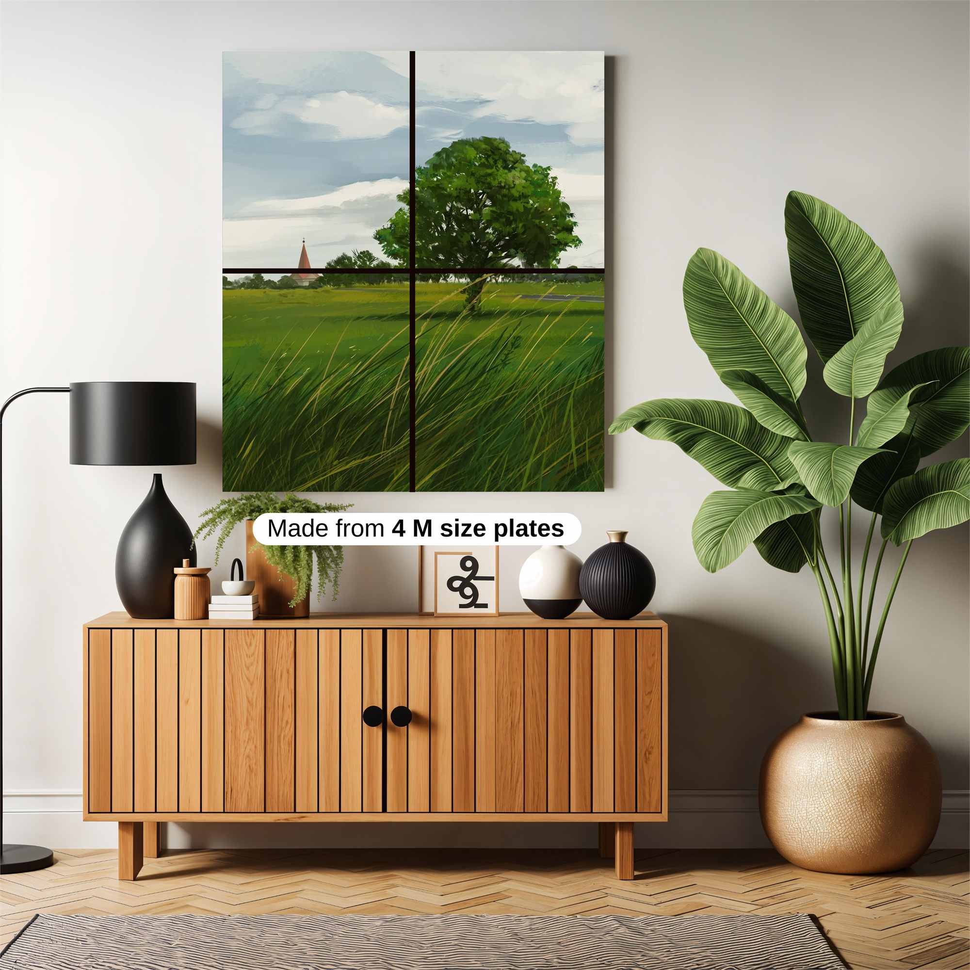 Countryside Serenity Safe Wall Magnetic / M