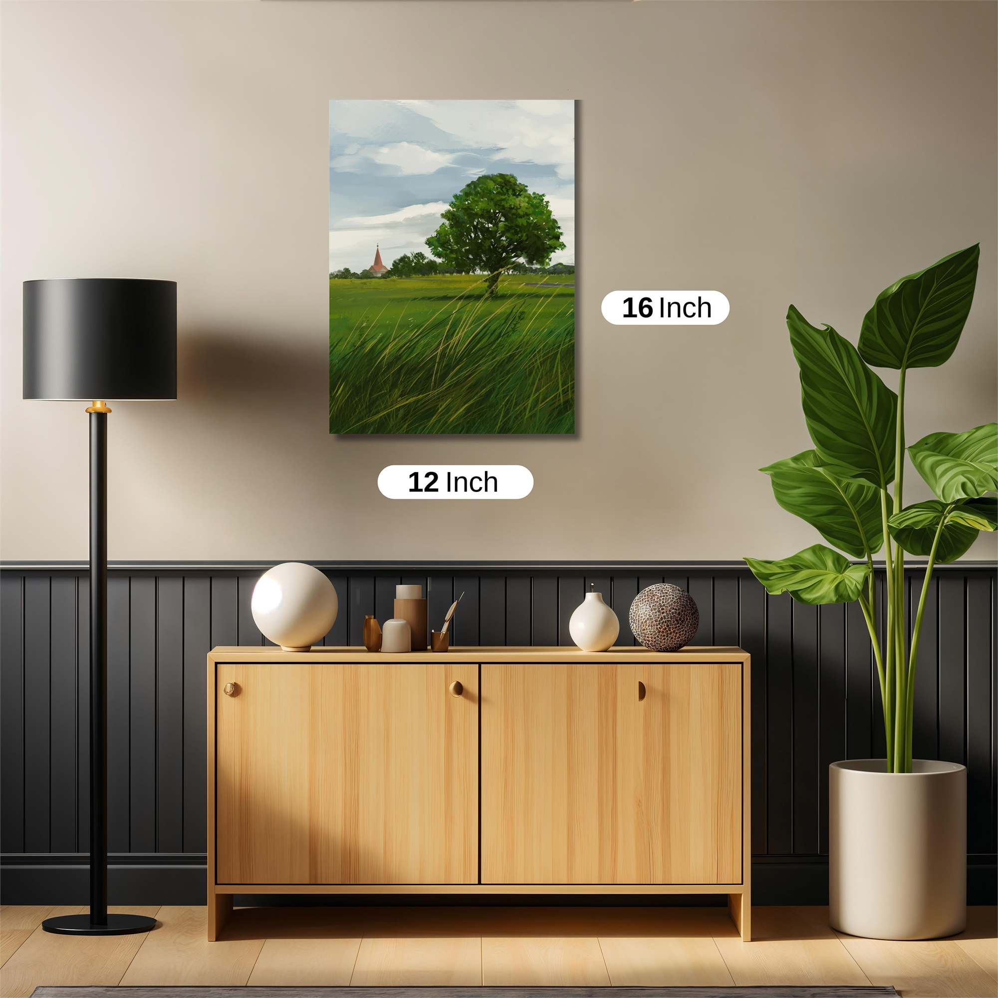 Countryside Serenity Safe Wall Magnetic / M
