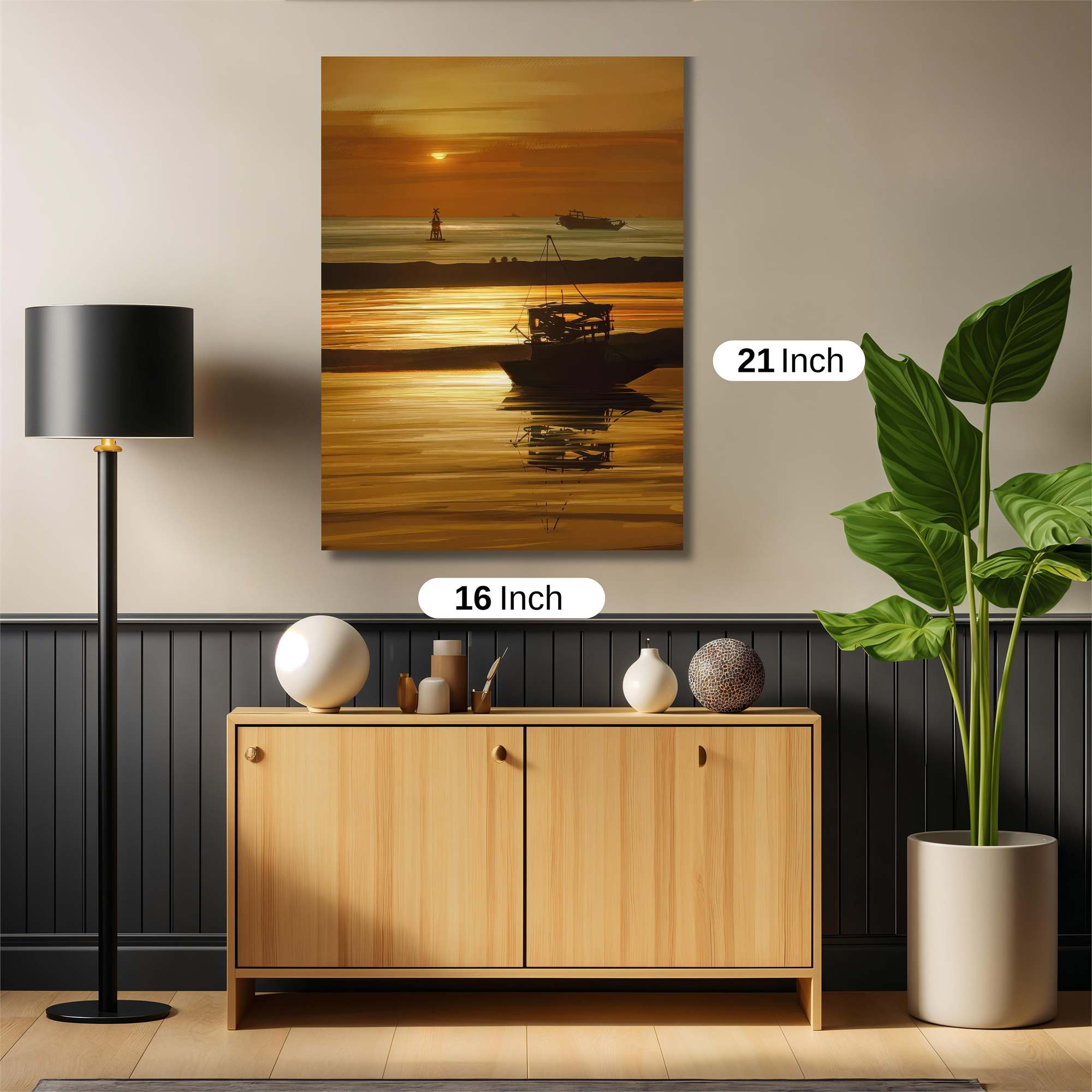 Sunset Serenity Safe Wall Magnetic / M