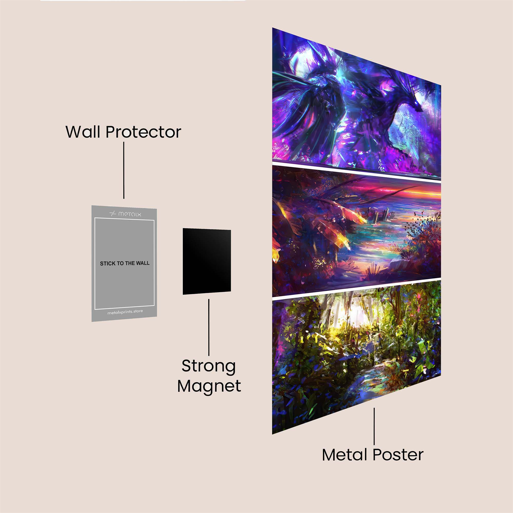 Dragon Dreamscape Safe Wall Magnetic / M