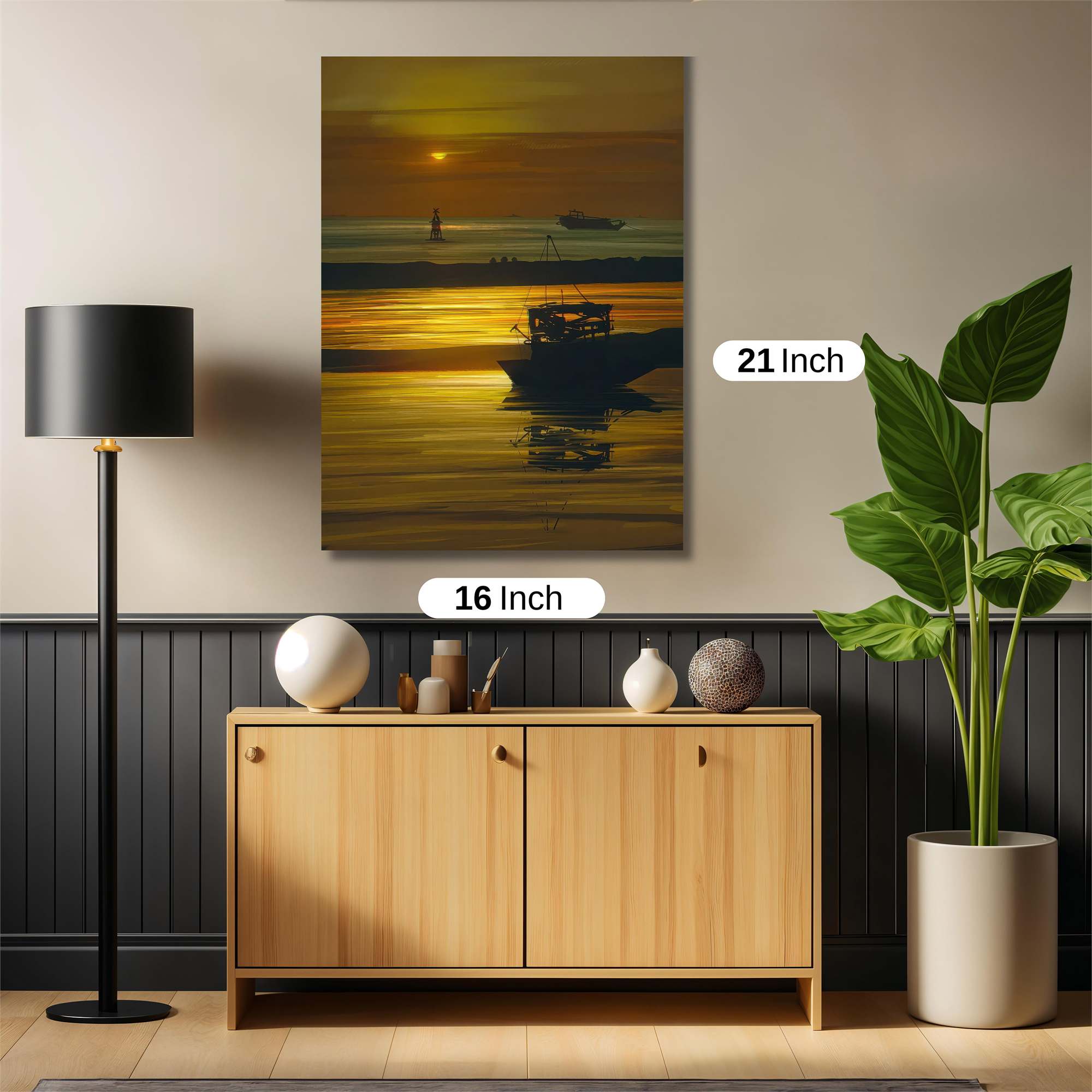 Sunset Serenity Safe Wall Magnetic / M