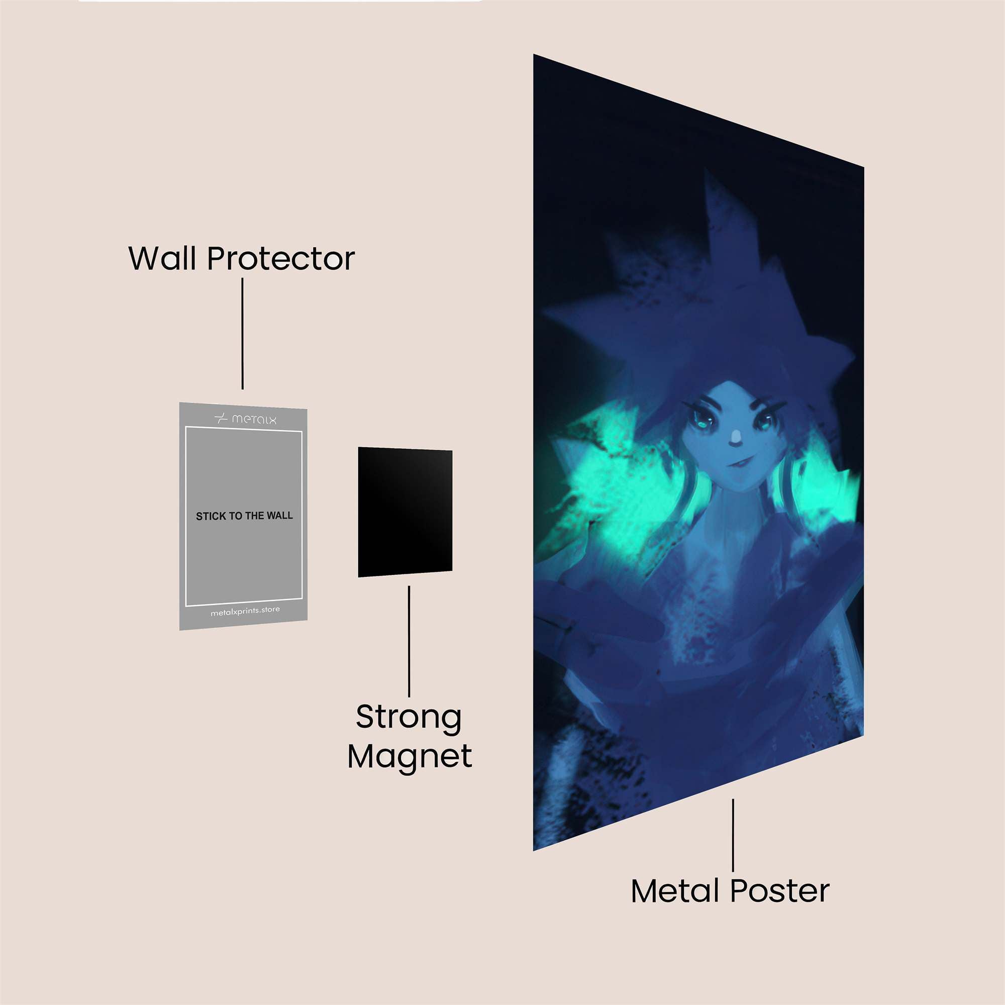 Luminescent Joy Safe Wall Magnetic / M