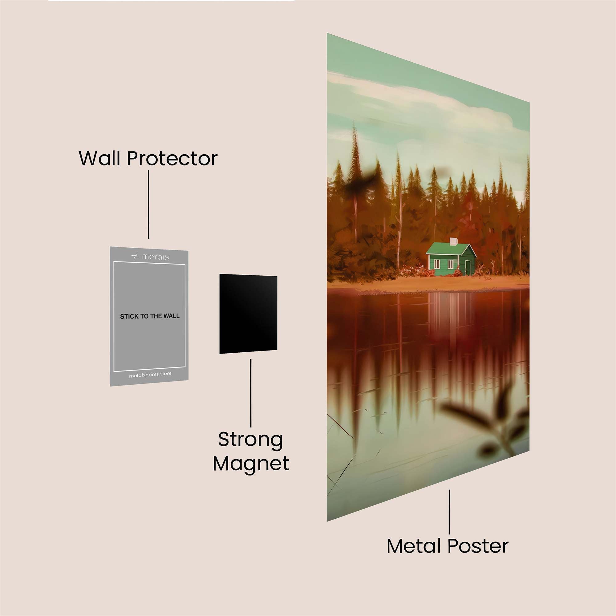 Cabin Serenity Safe Wall Magnetic / M