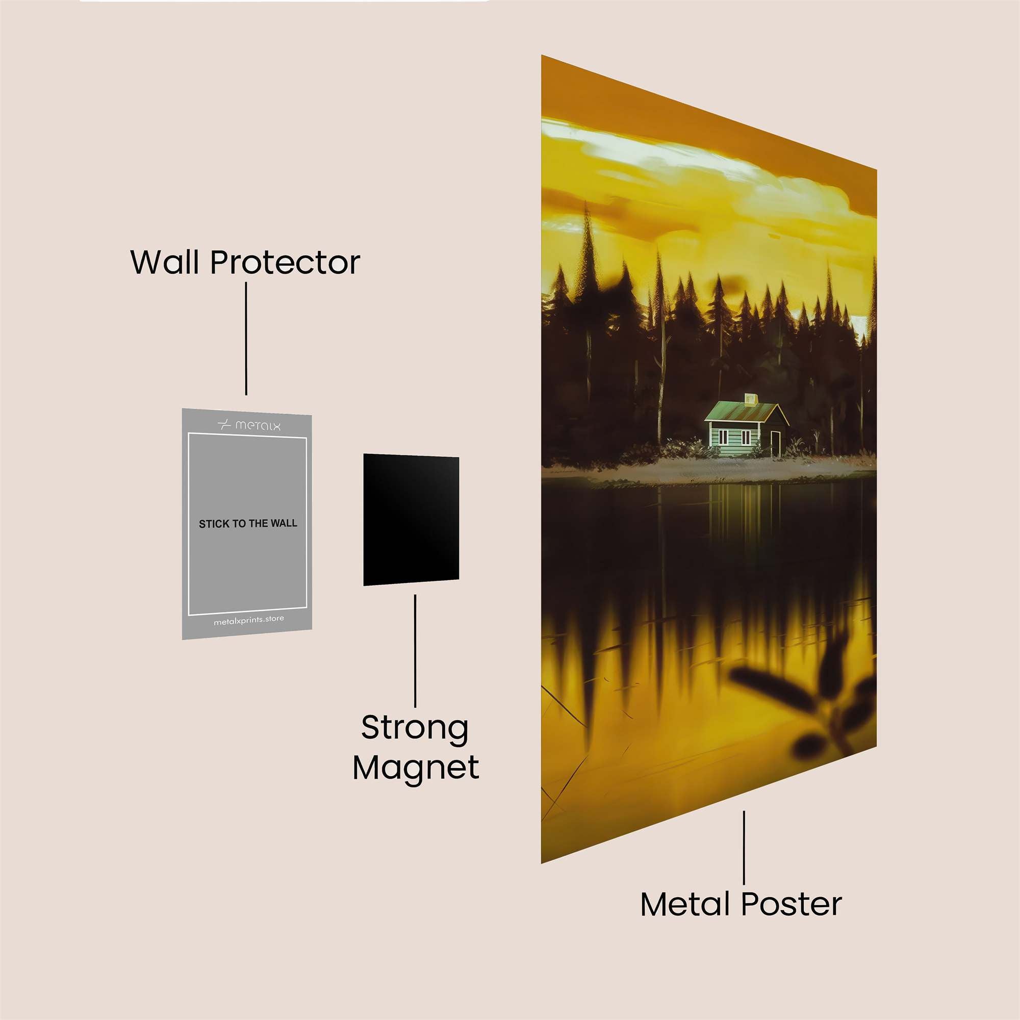 Cabin Serenity Safe Wall Magnetic / M