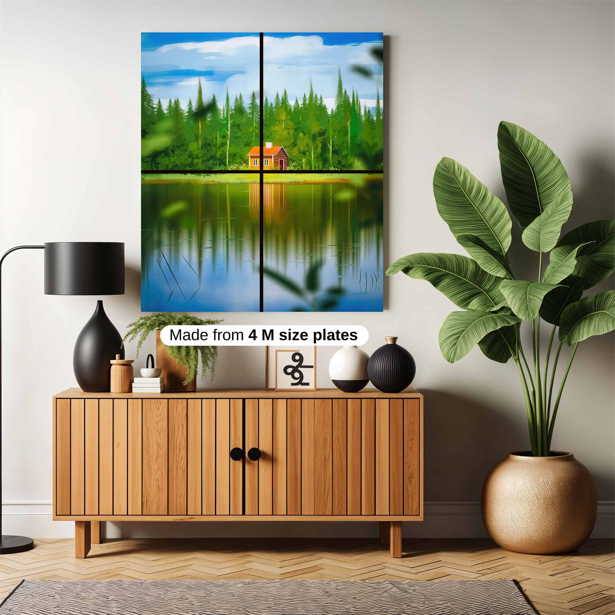 Cabin Tranquility Safe Wall Magnetic / M