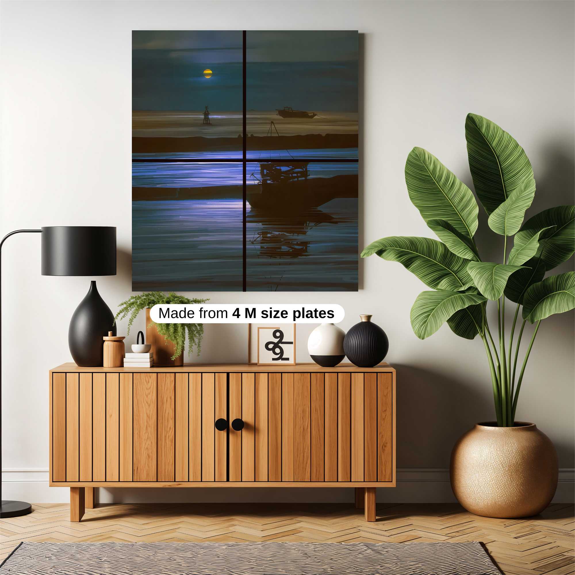 Moonlit Tranquility Safe Wall Magnetic / M