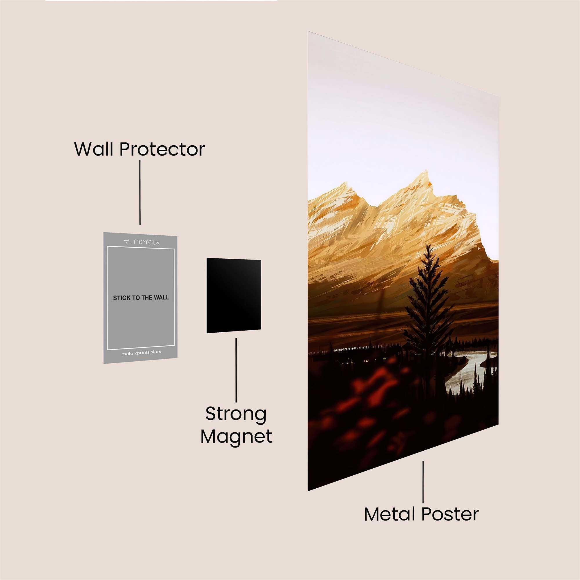 Cascade Serenity Safe Wall Magnetic / M