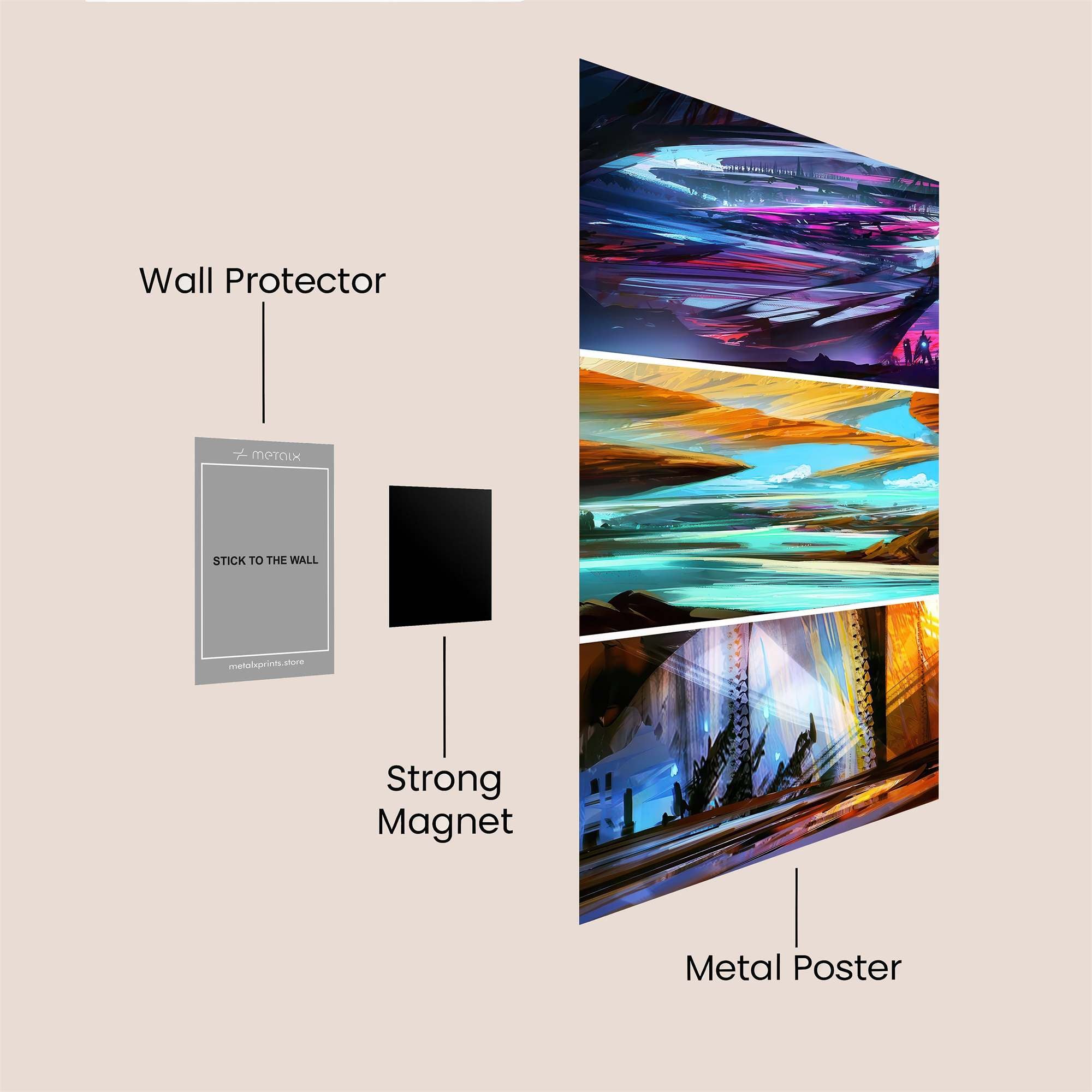 Cosmic Serenity Safe Wall Magnetic / M