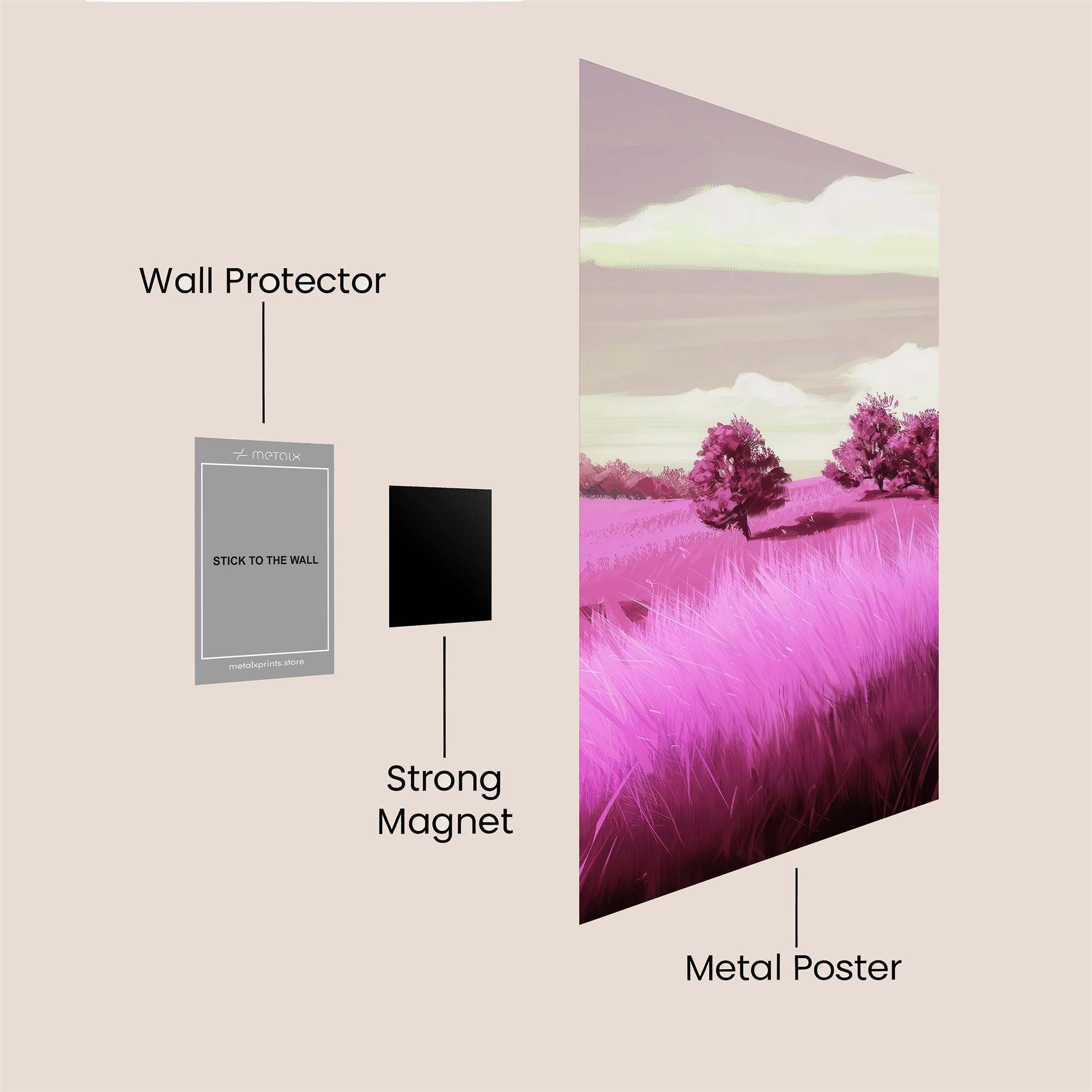 Dreamscape Serene Safe Wall Magnetic / M