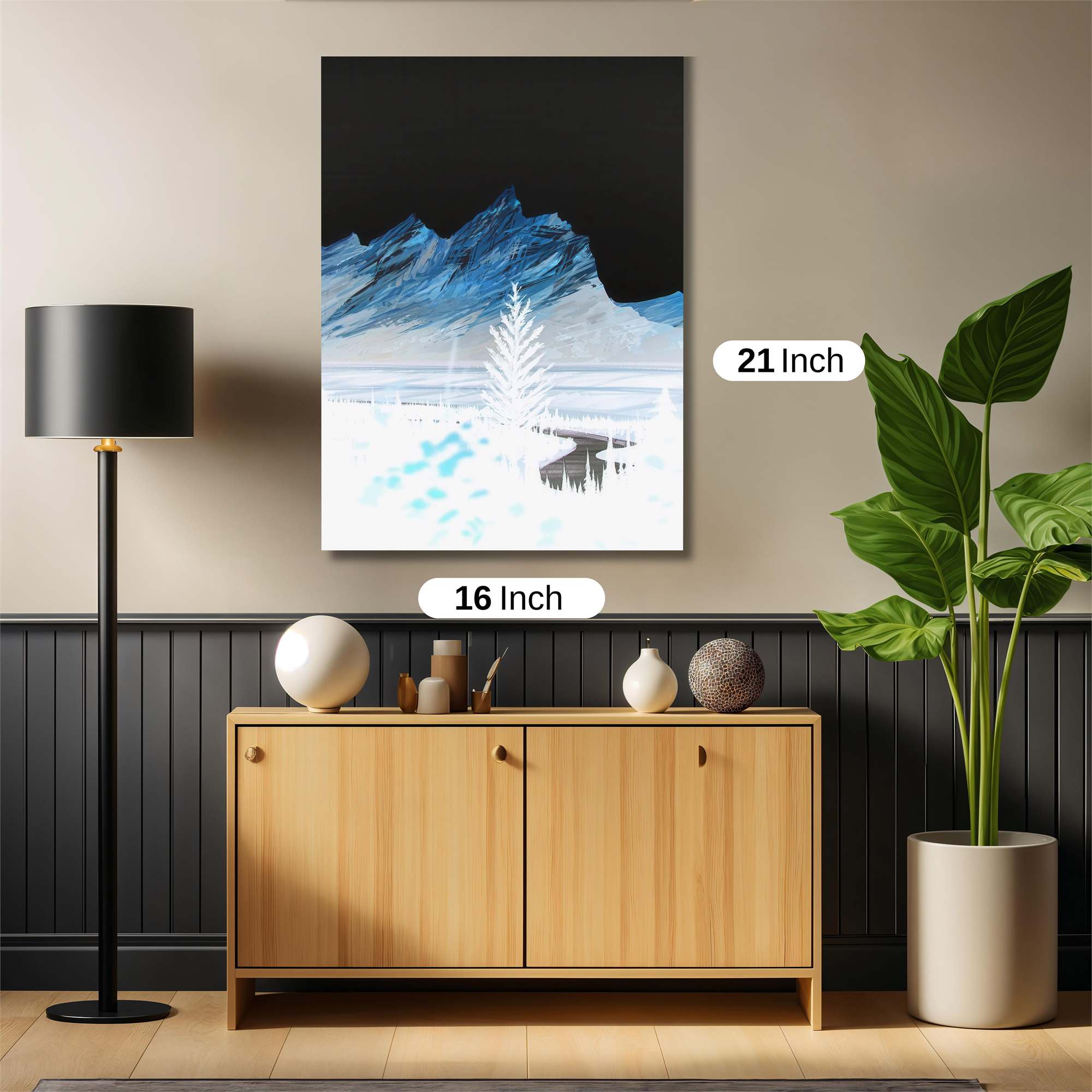 Frosty Serenity Safe Wall Magnetic / M