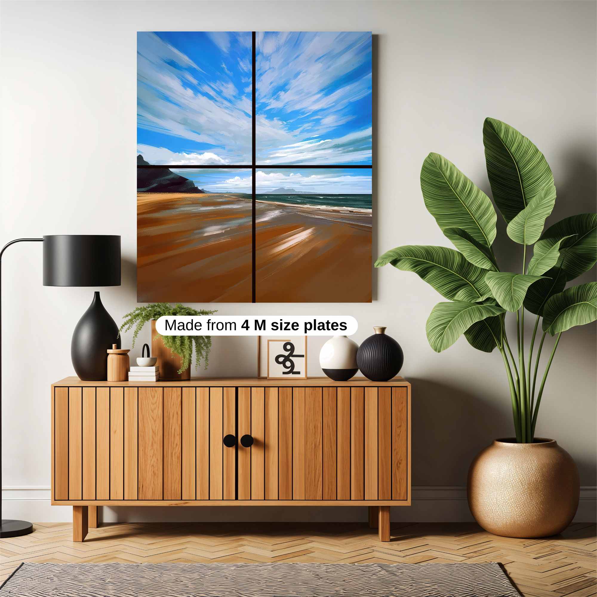 Beach Serenity Safe Wall Magnetic / M