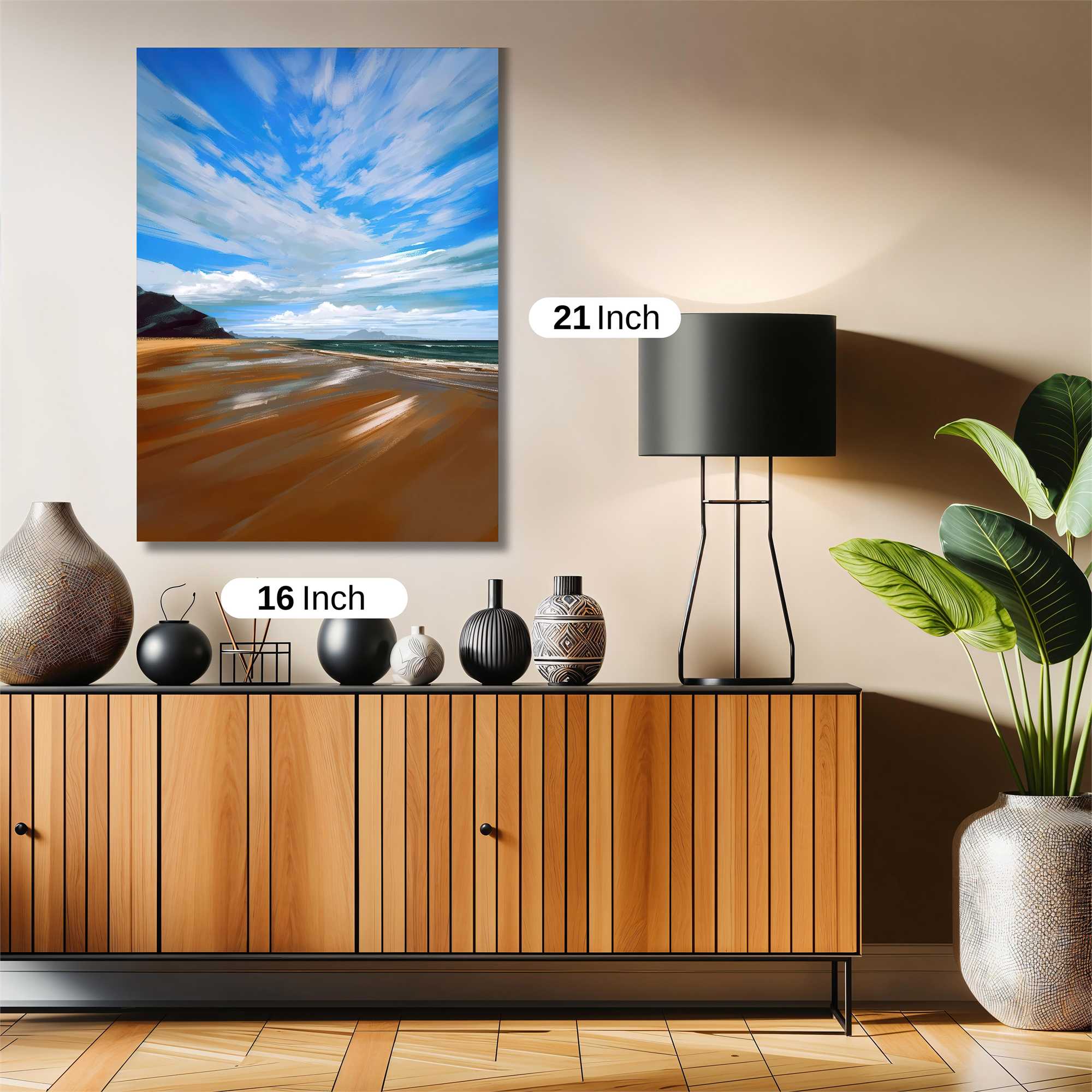 Beach Serenity Safe Wall Magnetic / M